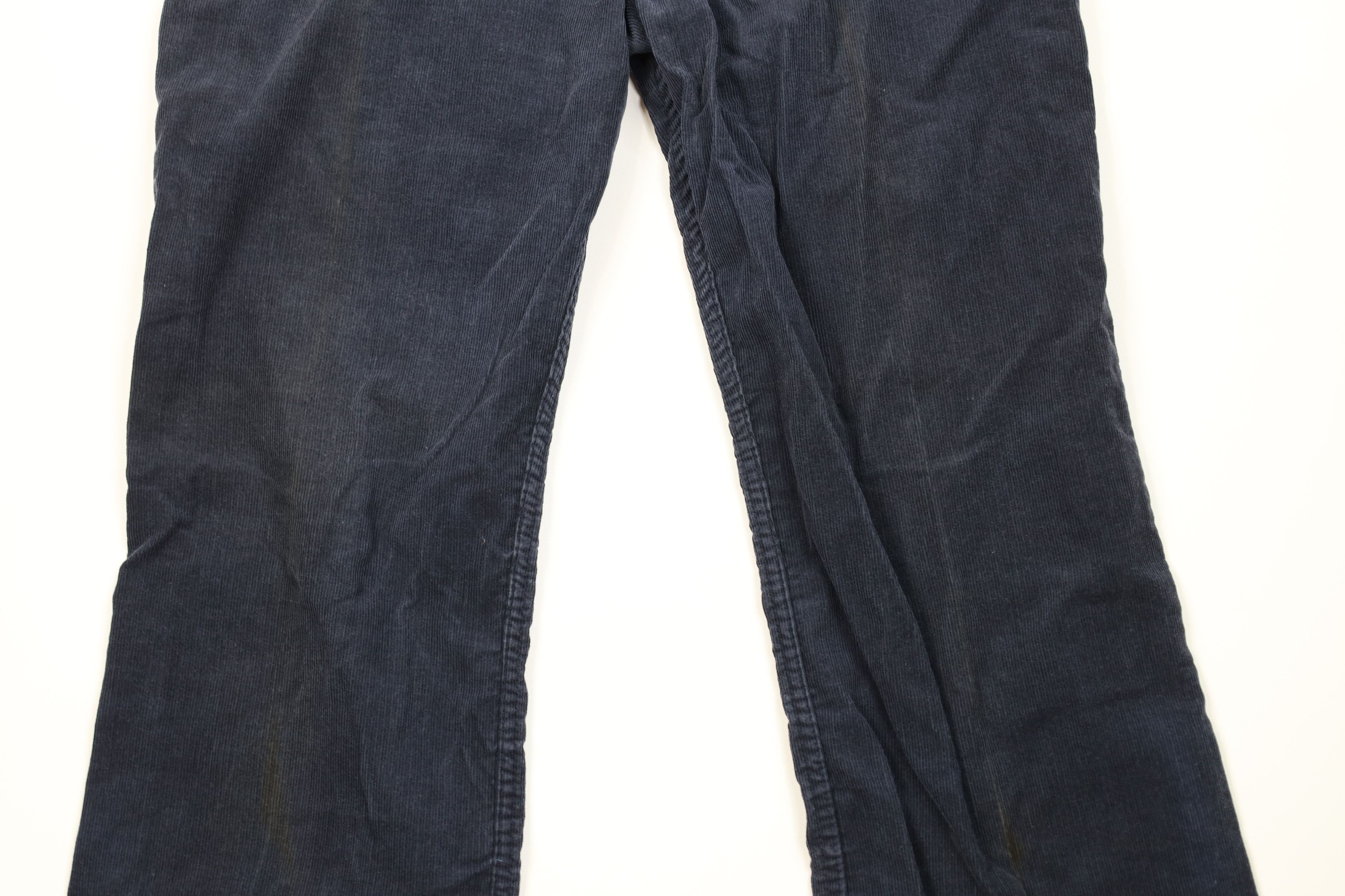 Vintage Vintage 70s Streetwear Corduroy Bell Bottoms Pants Blue USA Size US 38 / EU 54 - 11 Thumbnail