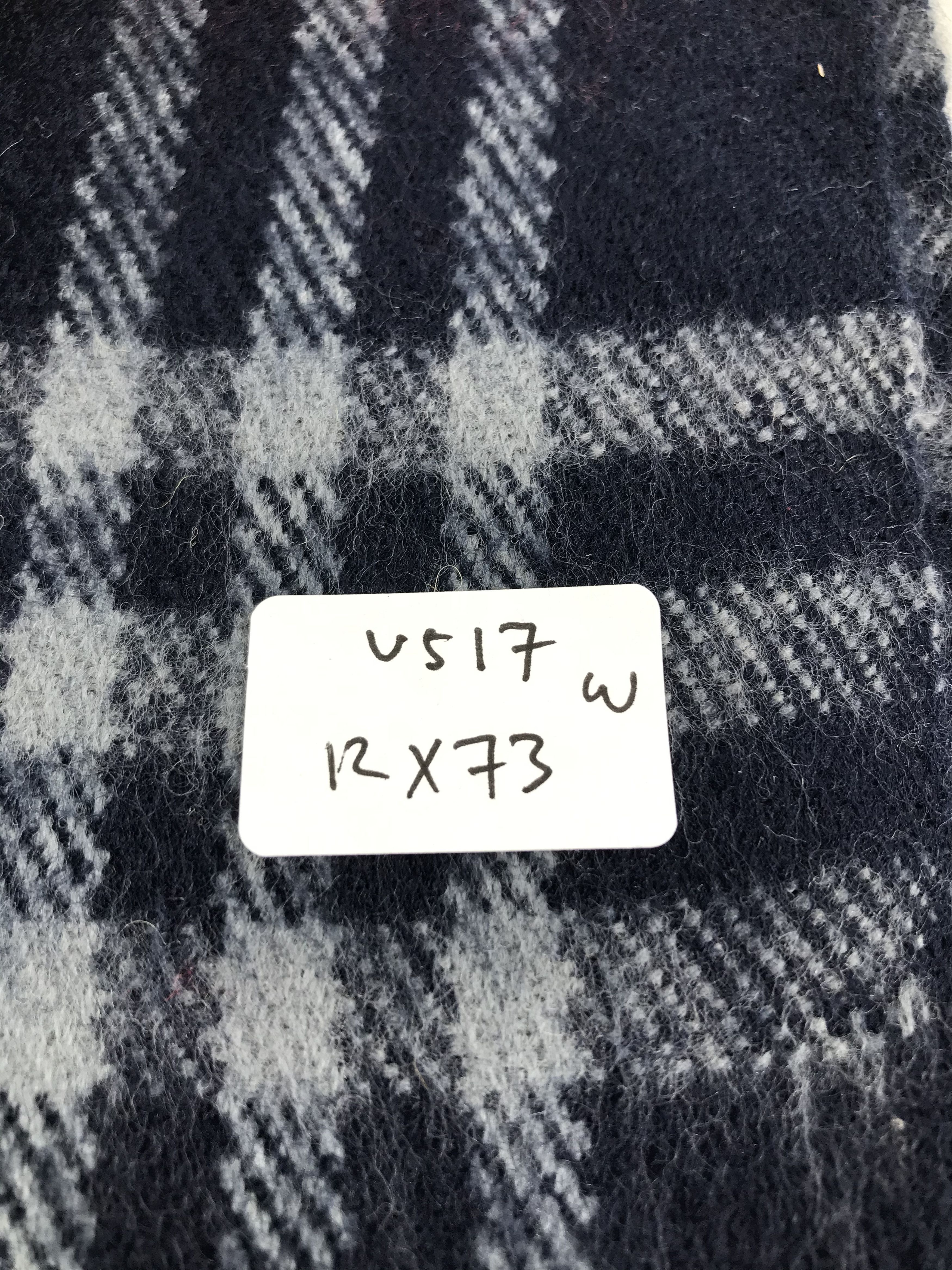 Burberry Burberrys Nova Check Blue Wool Scarf Muffler V517 Size ONE SIZE - 5 Thumbnail
