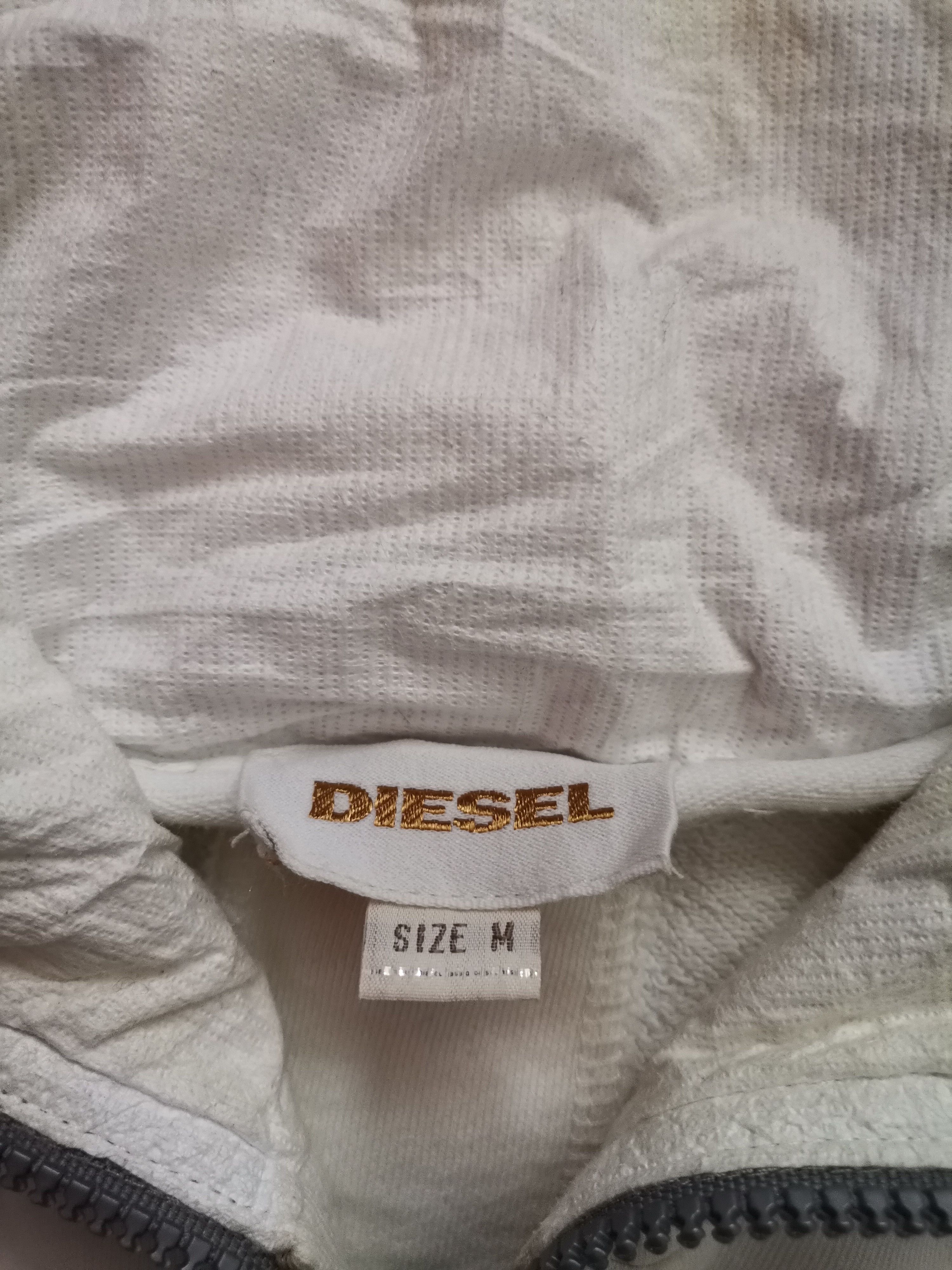 Diesel Diesel Women's Zip Up Sweatshirt Size M / US 6-8 / IT 42-44 - 3 Thumbnail