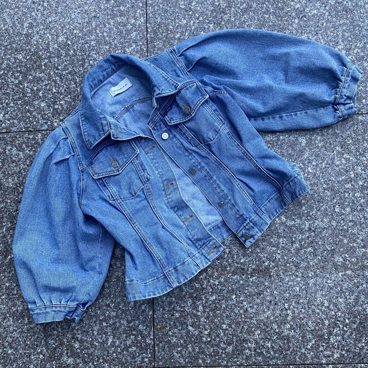 Vintage Magnolia 36 denim oversized jacket Size M / US 6-8 / IT 42-44 - 2 Thumbnail