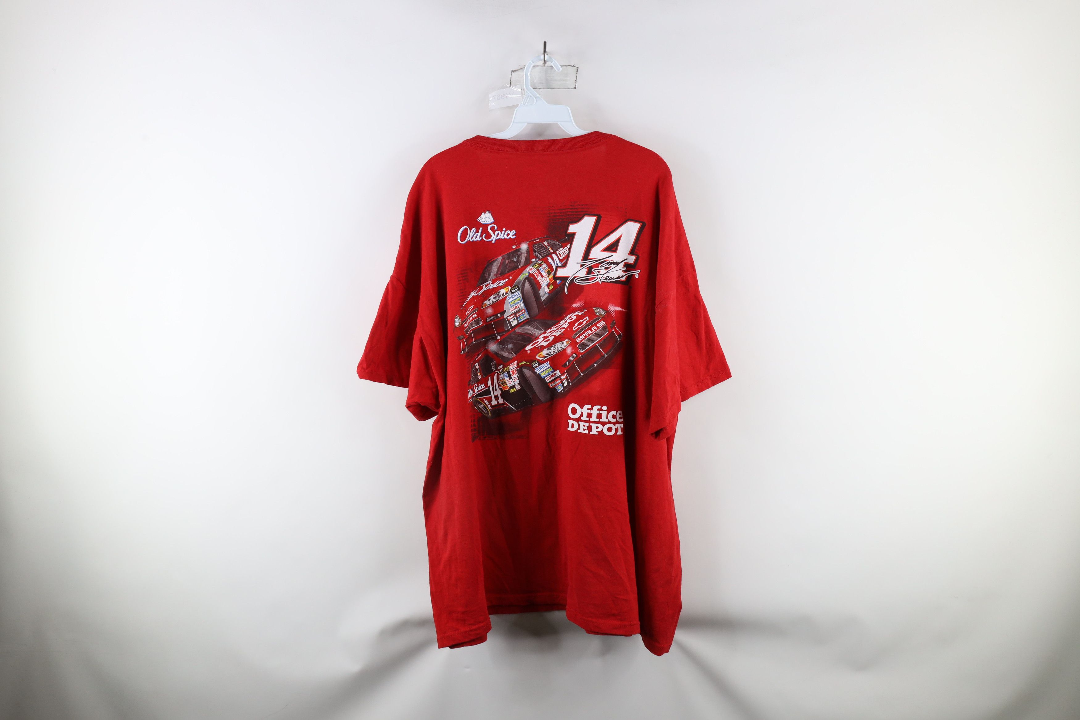 Vintage Vintage Y2K NASCAR Old Spice Tony Stewart Racing T-Shirt Size US XXL / EU 58 / 5 - 11 Thumbnail