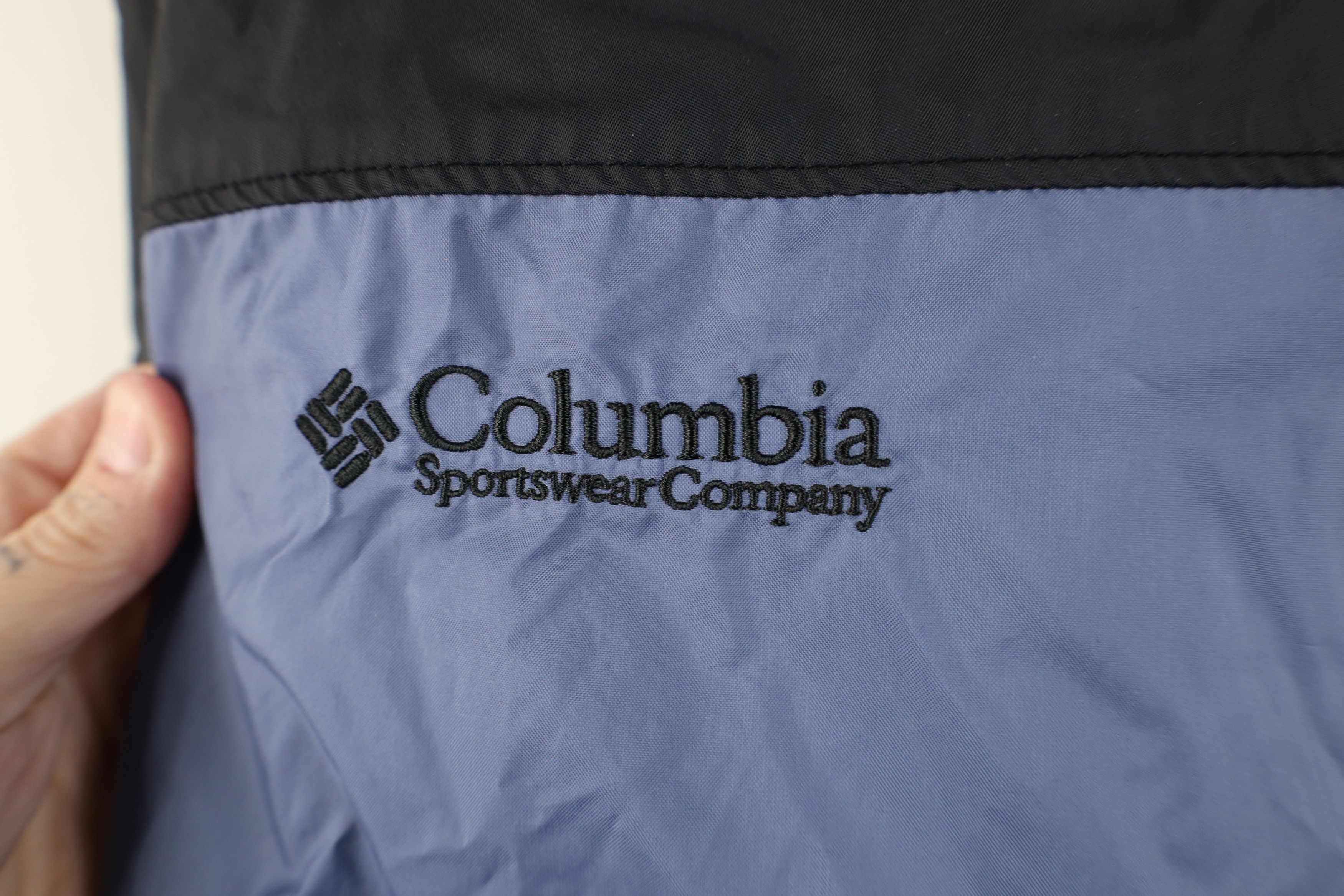 Columbia Vintage 90s Columbia Packable Hooded Rain Windbreaker Jacket Size L / US 10 / IT 46 - 4 Thumbnail