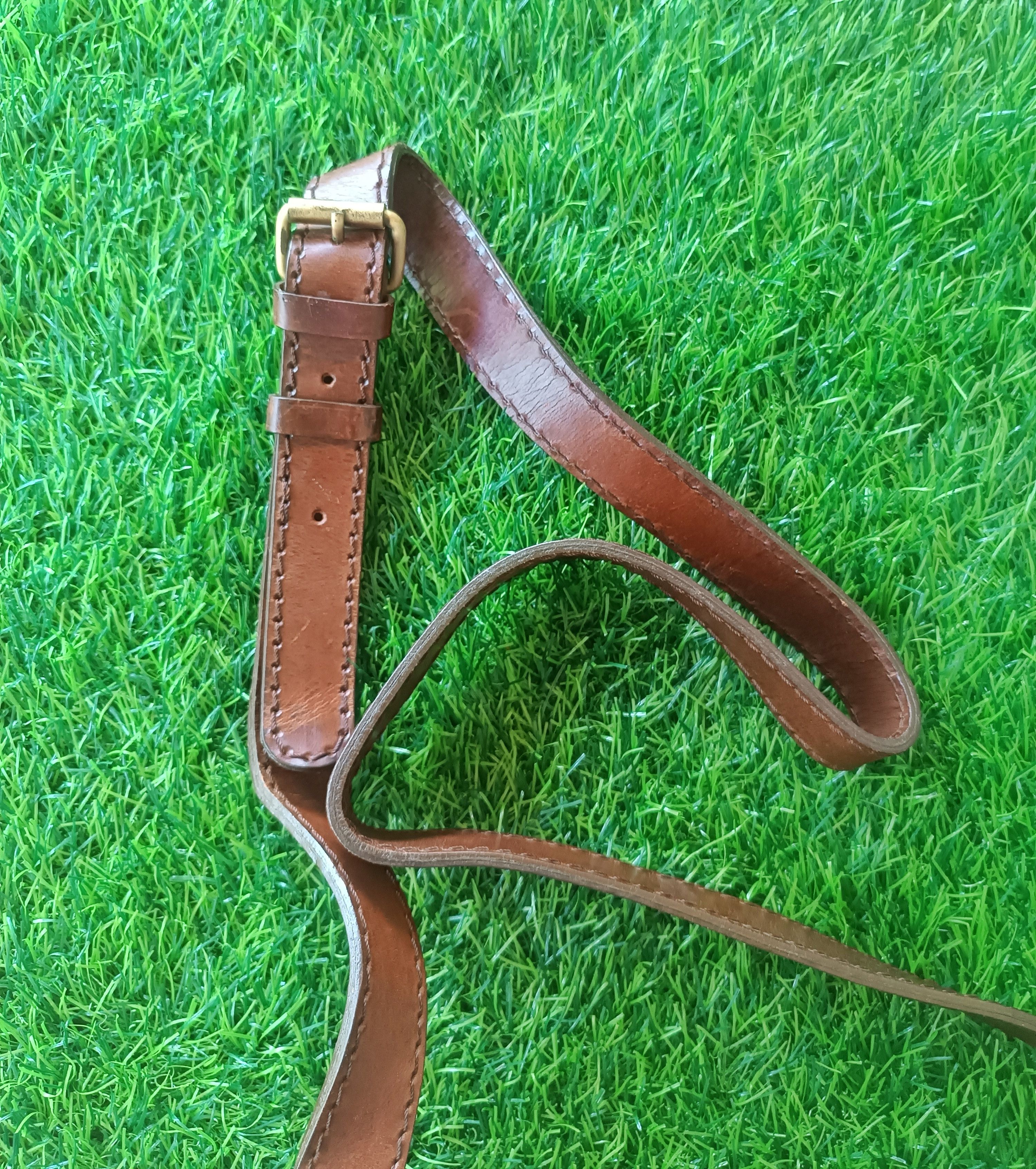 Leather × Vintage GIAMAX VINTAGE CHECK MONOGRAM LEATHER SLING BAG Size ONE SIZE - 13 Thumbnail