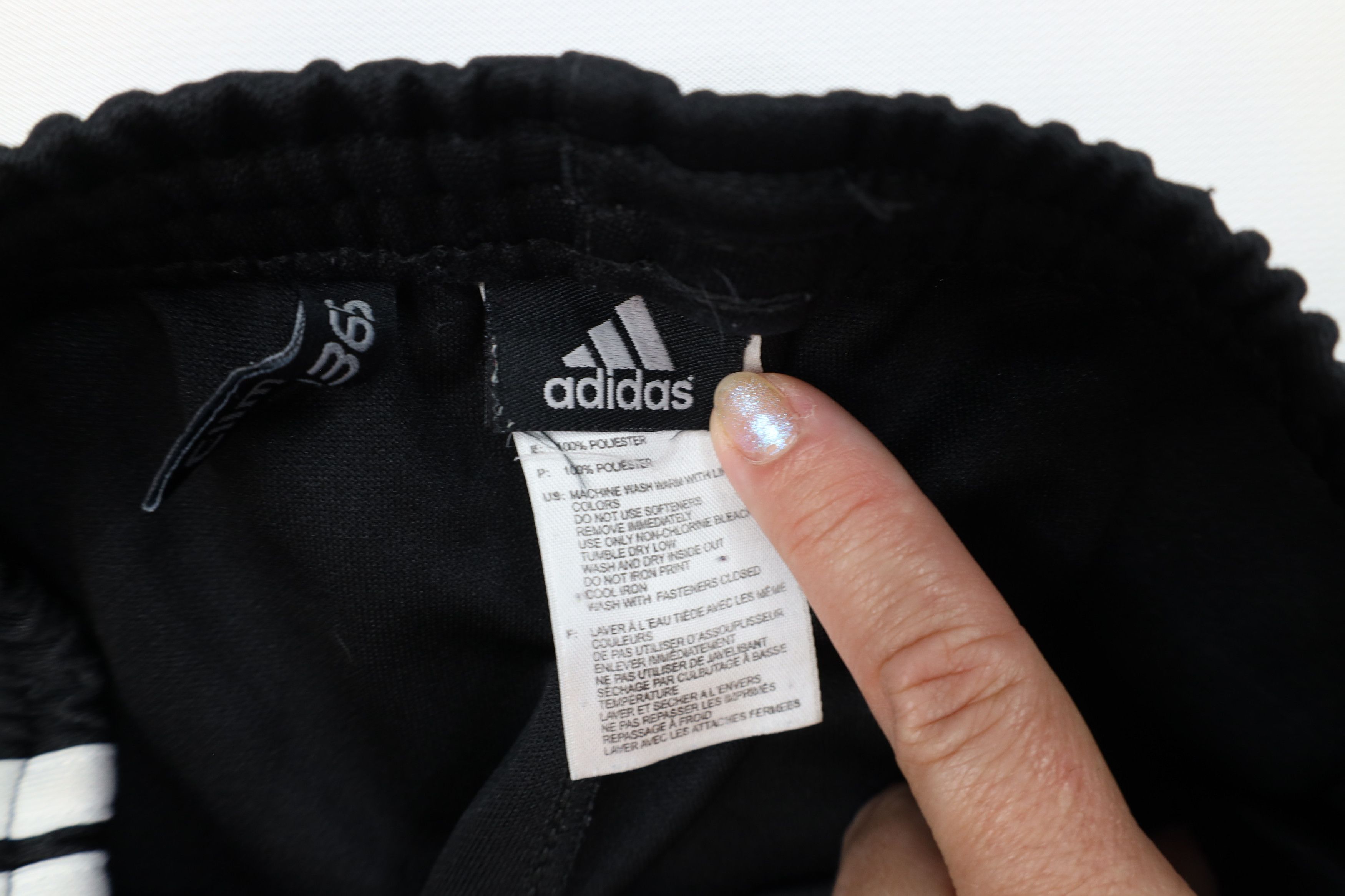 Adidas Vintage Y2K Adidas Striped Tapered Leg Soccer Warm Up Pants Size US 32 / EU 48 - 9 Thumbnail