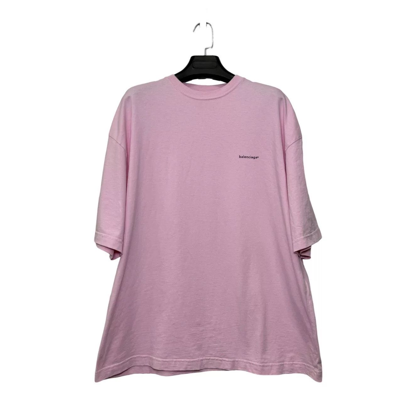 Balenciaga Balenciaga Pink Logo Short Sleeve XS Size XS / US 0-2 / IT 36-38 - 1 Thumbnail