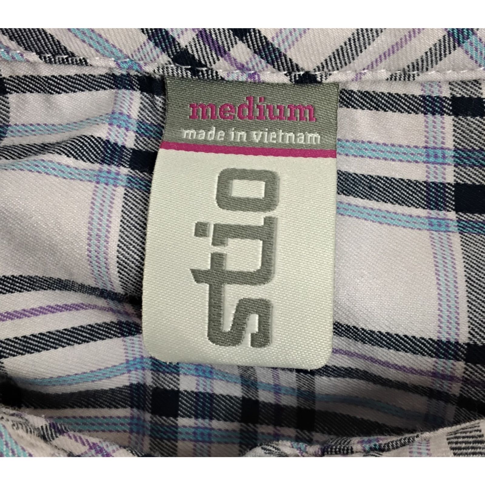 Stio Stio Collared Shirt Women's M Purple/Blue Plaid Casual Size M / US 6-8 / IT 42-44 - 11 Thumbnail