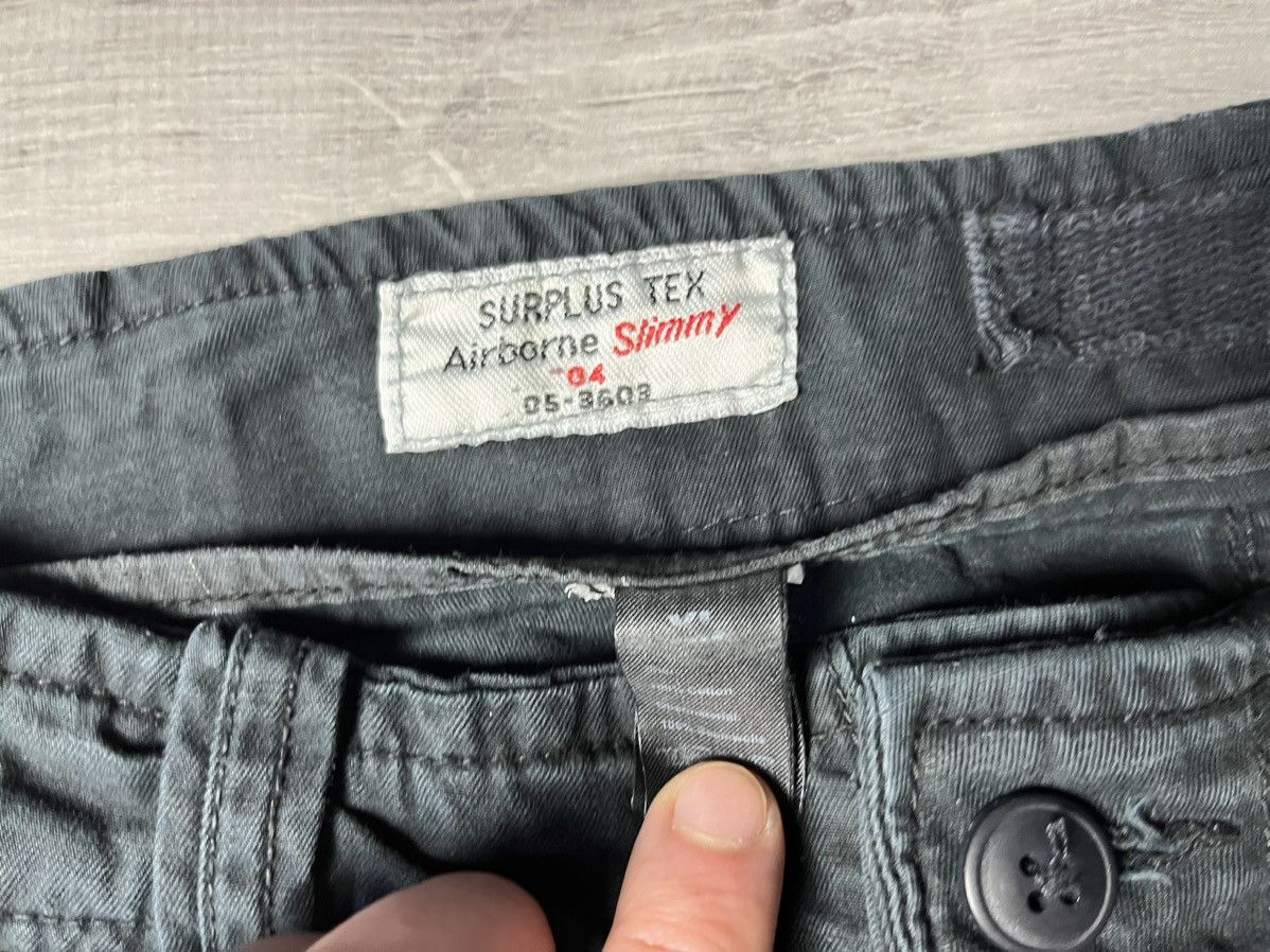 Japanese Brand Surplus tex airborne cargo pants slimmy size XLarge Size US 36 / EU 52 - 4 Thumbnail