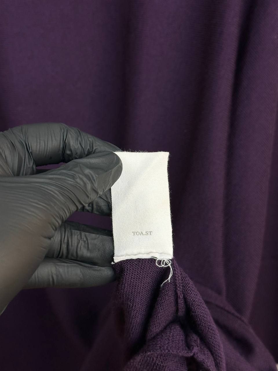 Other TOAST Oversized Superfine Wool Sweater Purple Boxy Batwing Size L / US 10 / IT 46 - 12 Thumbnail