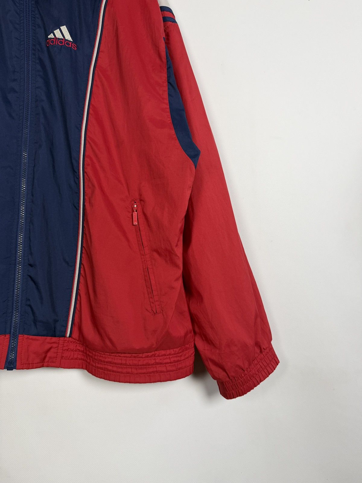 Adidas Men’s Adidas Vintage Full Zip Track Jacket Retro 90s Size L Size US L / EU 52-54 / 3 - 5 Thumbnail