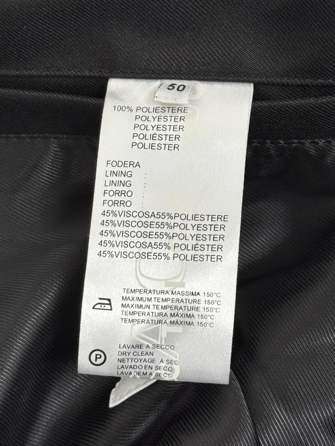 Versace 2010s Versace Black Minimalist Jacket Size US M / EU 48-50 / 2 - 13 Thumbnail