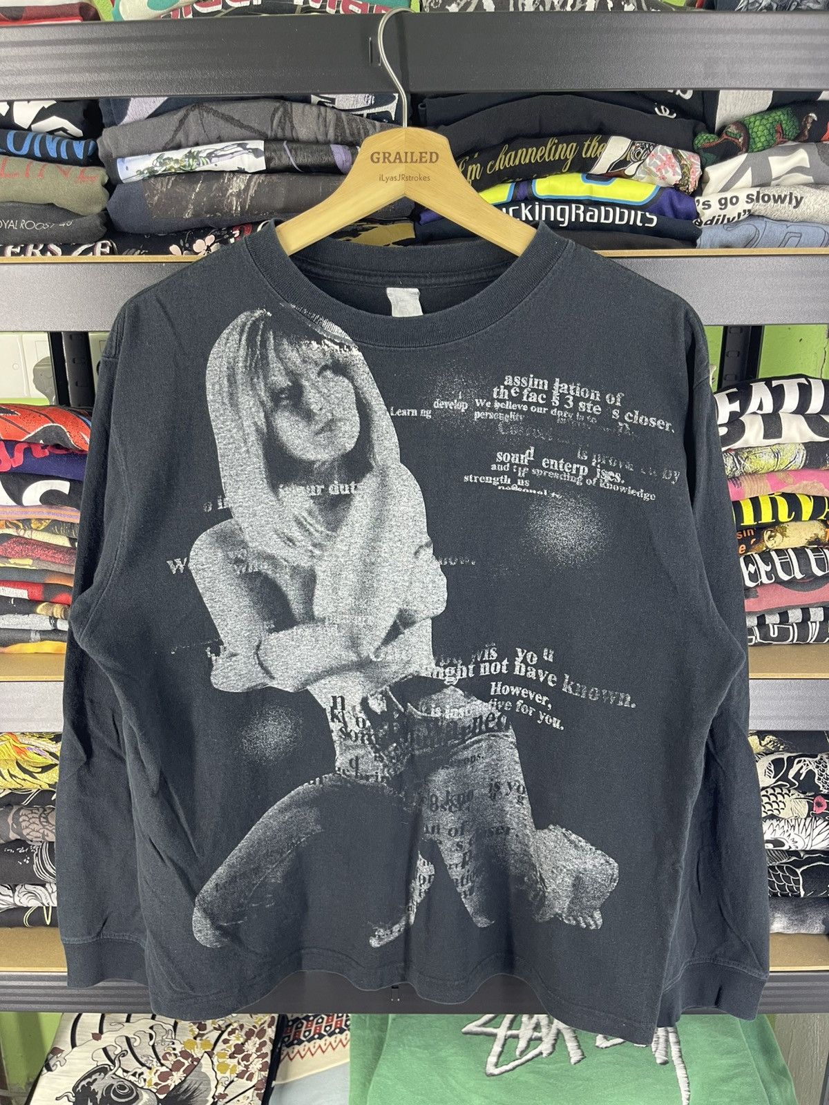 Vintage Girl CkingRabbit and Dilu Style Hysteric Glamour Tee