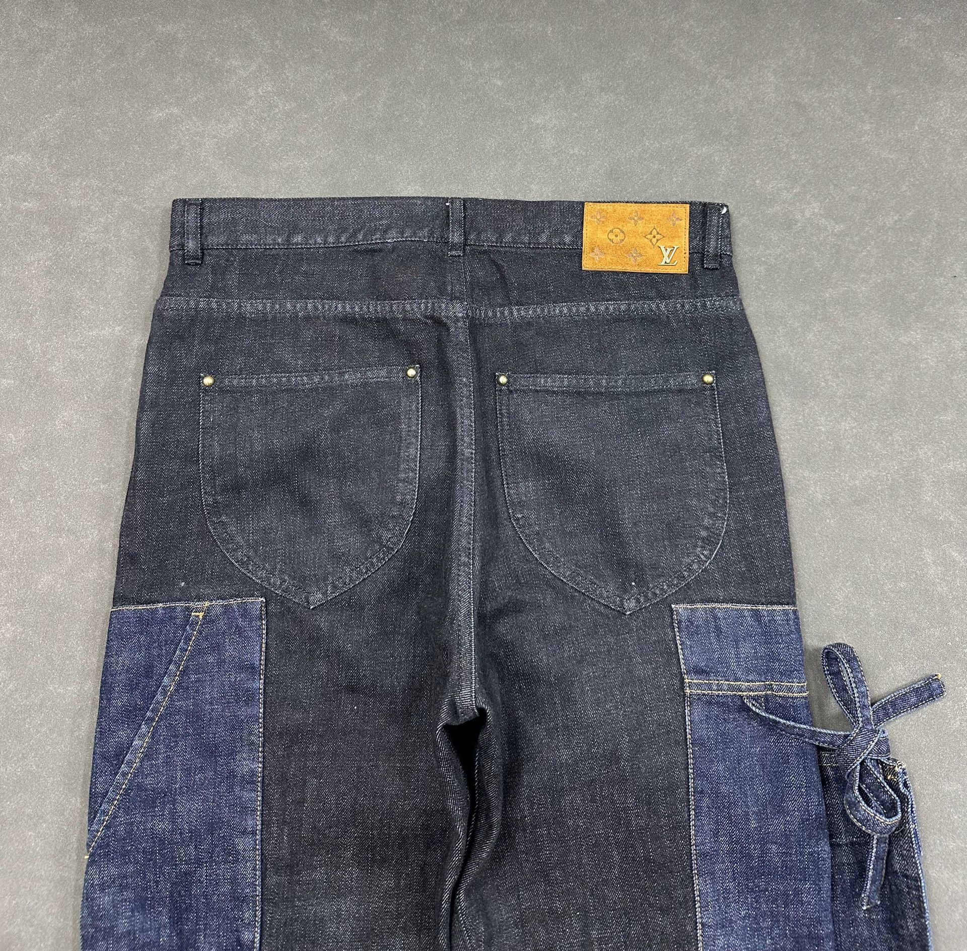 Louis Vuitton LV KARAKORAM Bow Laces Multi-Pockets Jeans Size US 30 / EU 46 - 4 Thumbnail