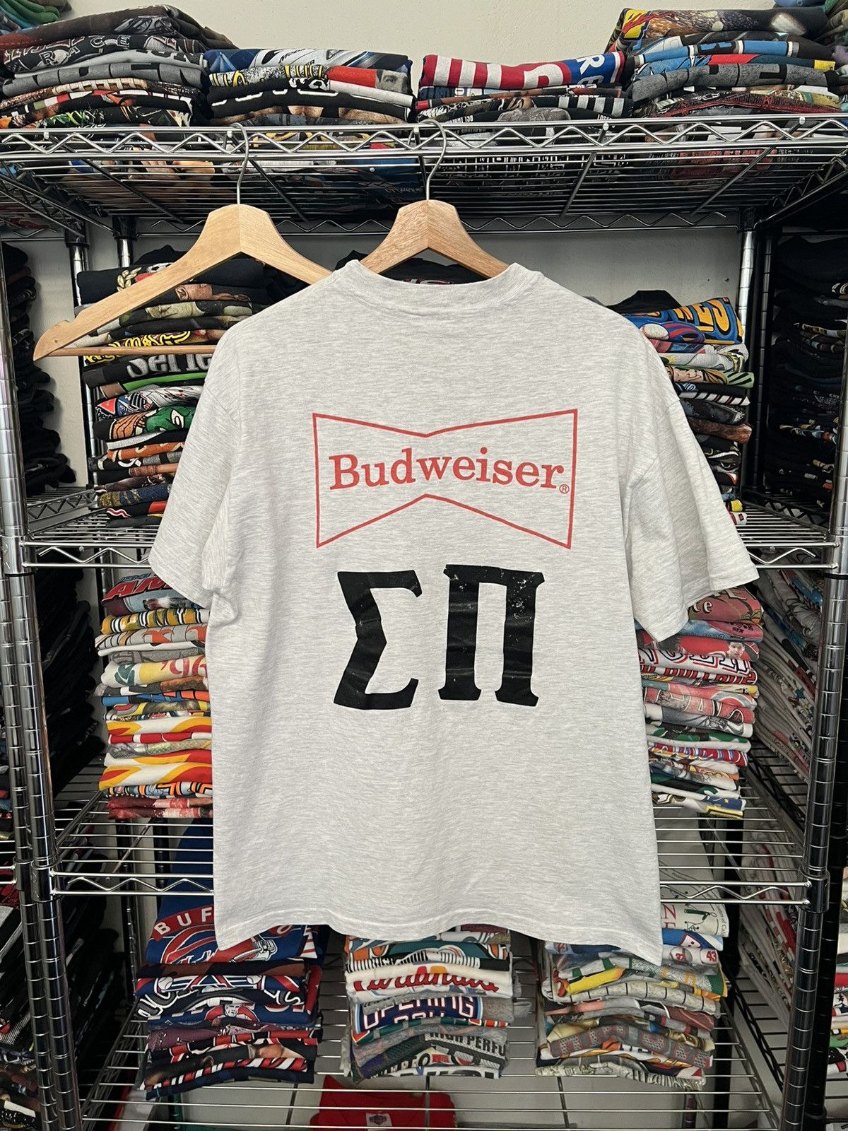 Budweiser 90s Delta Chi Fight Night Fraternity Boxing Tee Size US L / EU 52-54 / 3 - 2 Thumbnail