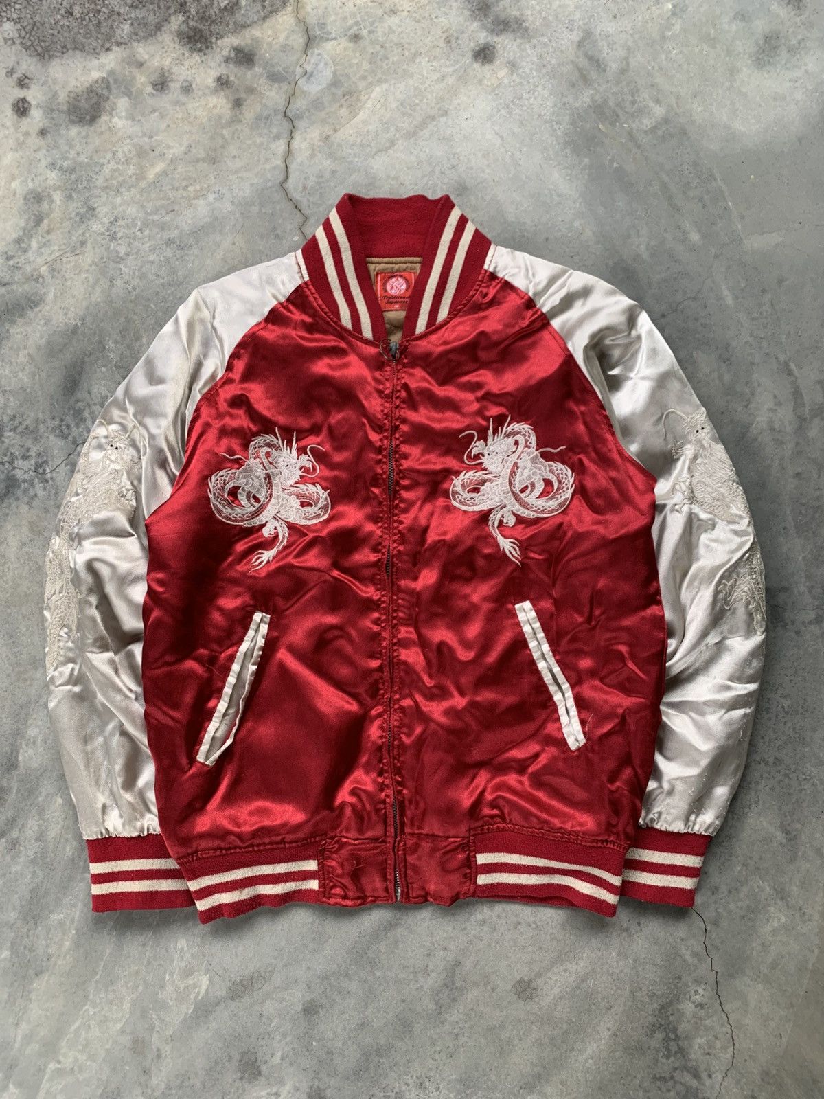 Japanese Brand Vintage Japan Dragon Sukajan Souvenir Jacket Size US M / EU 48-50 / 2 - 3 Thumbnail