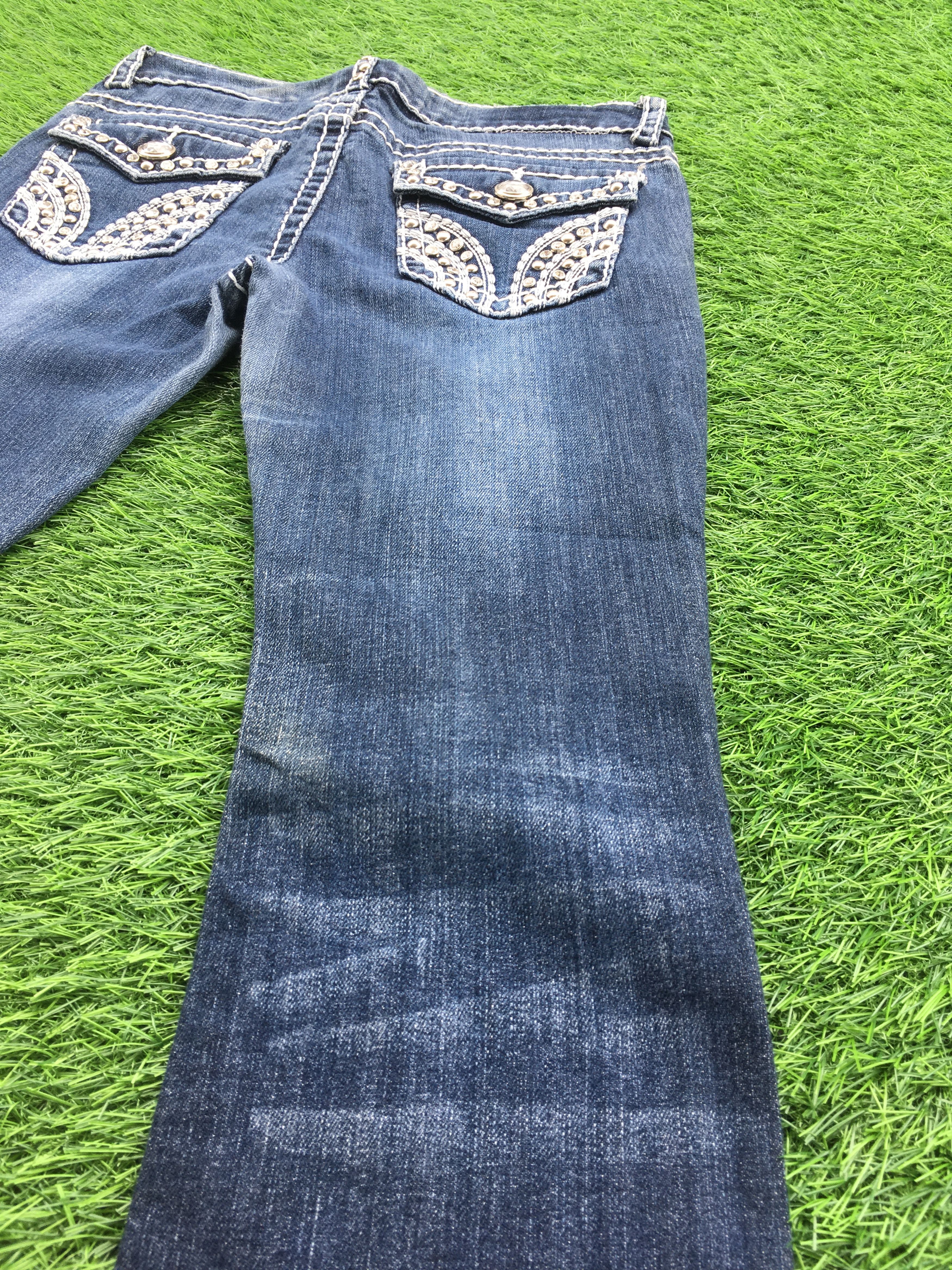 Grace in LA × Jean Miss Chic Slim Boot Cut Jeans D-977 Size 27" / US 4 / IT 40 - 8 Thumbnail