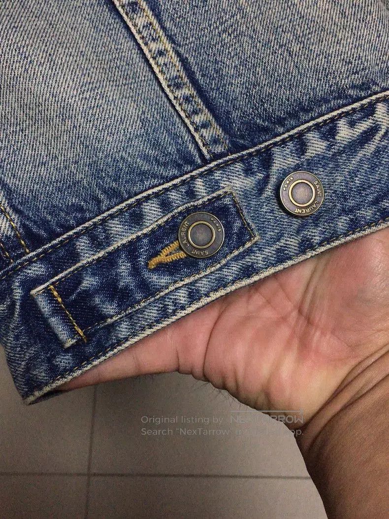 Saint Laurent Paris Saint Laurent Paris Denim Jacket M. Size US M / EU 48-50 / 2 - 8 Thumbnail