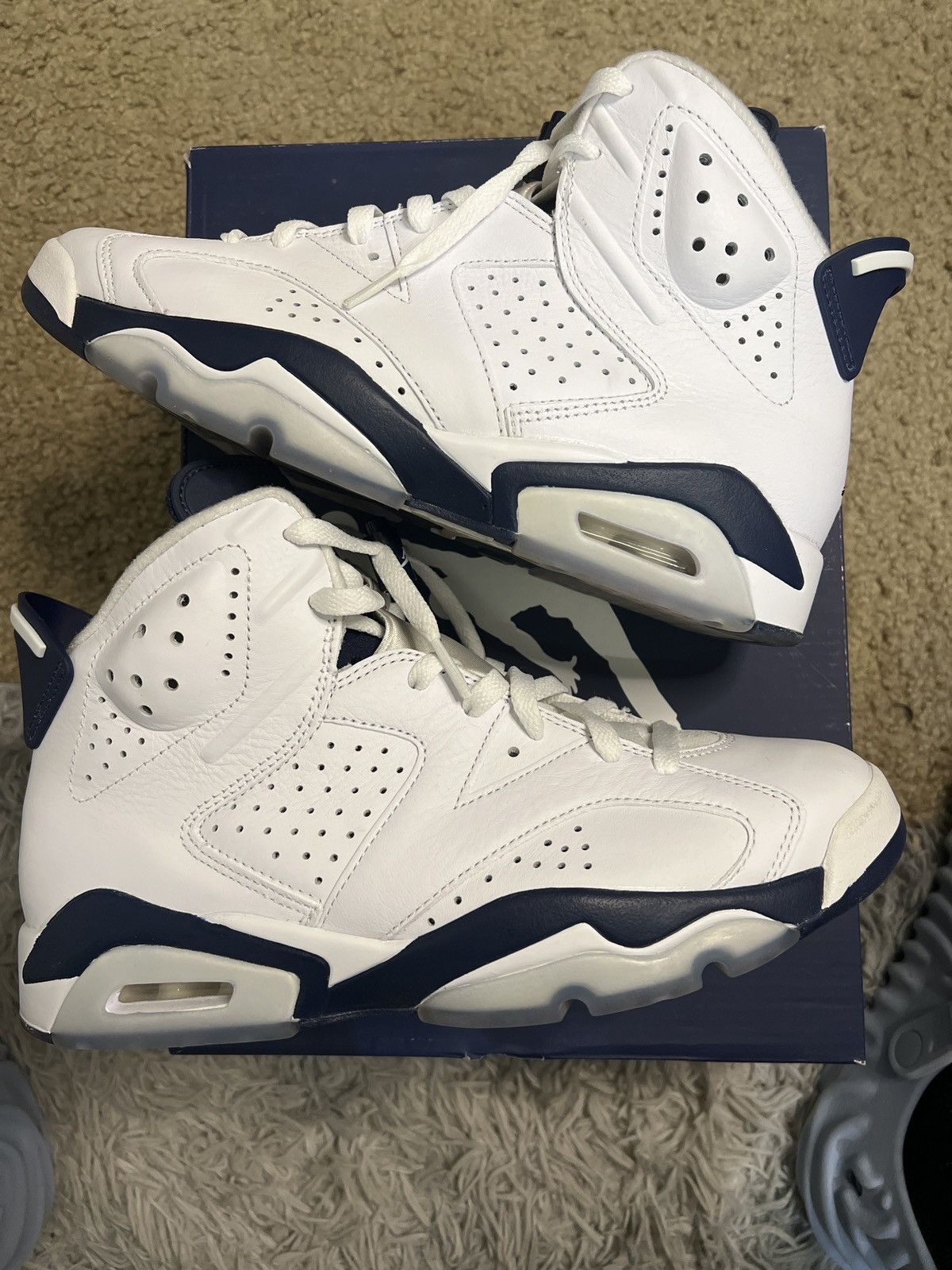 Jordan Brand × Nike Jordan 6 Midnight Navy Size US 8.5 / EU 41-42 - 1 Thumbnail