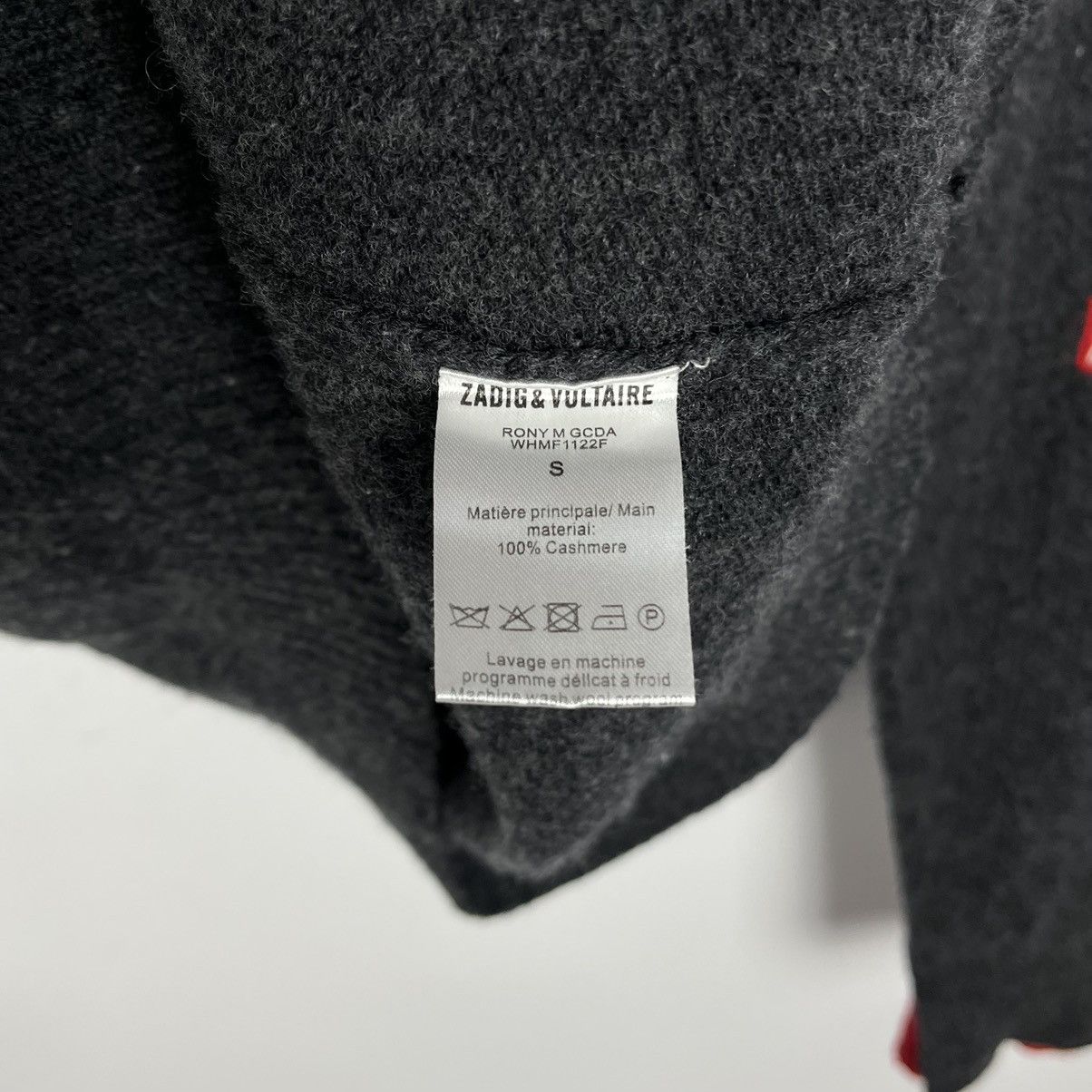 Zadig & Voltaire Designer Zadig & Voltaire 100% cashmere Mina Sweater Size S / US 4 / IT 40 - 9 Thumbnail