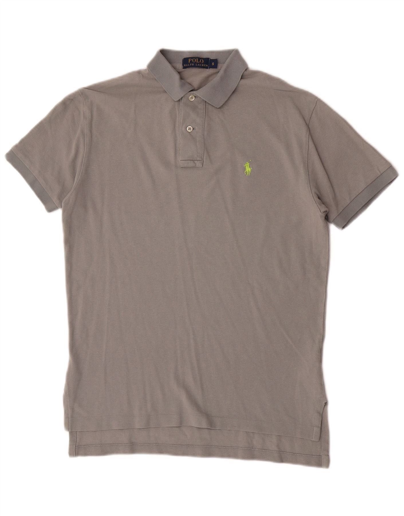 Polo Ralph Lauren Mens Polo Shirt Small Grey Cotton Size US S / EU 44-46 / 1 - 1 Thumbnail
