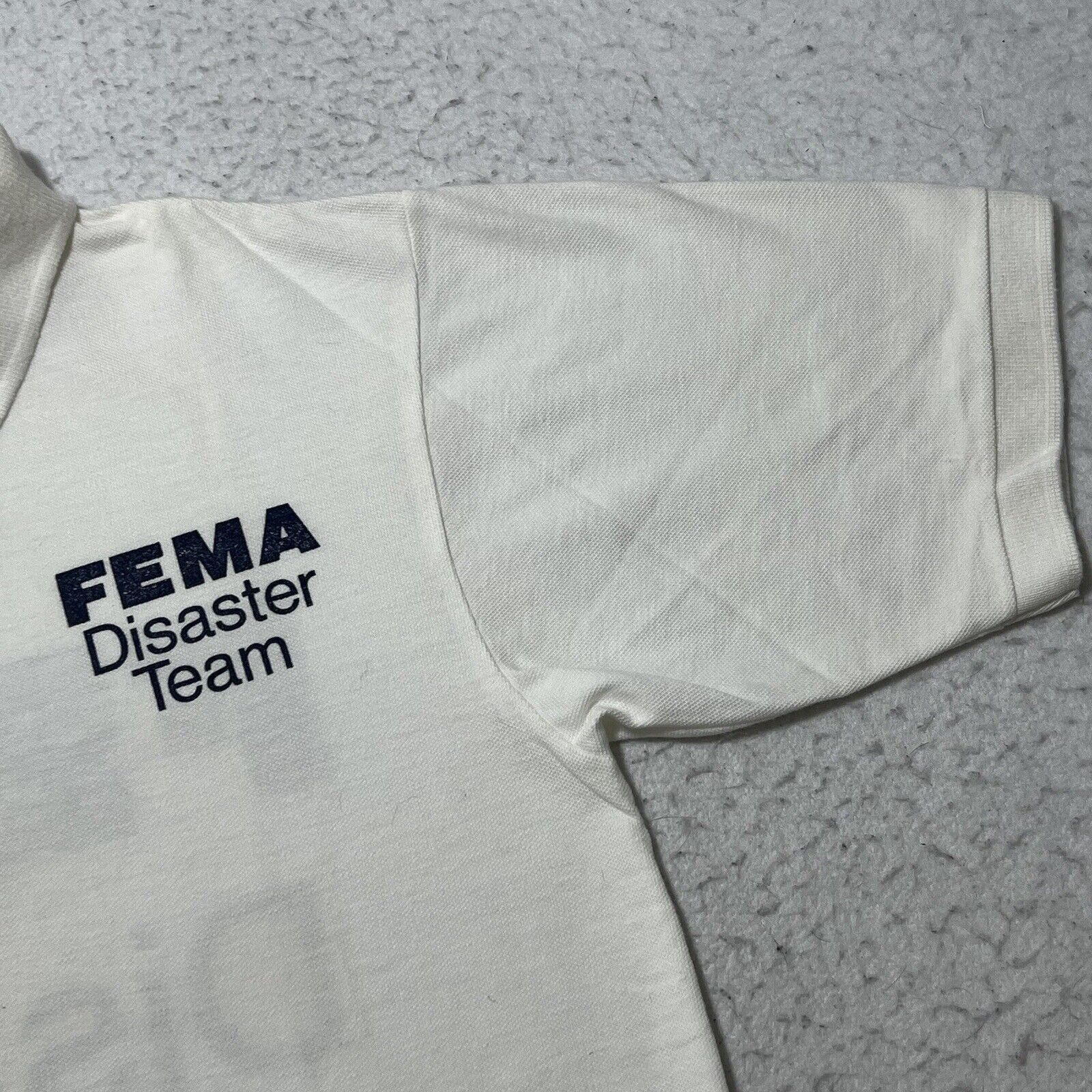 Hanes Vintage FEMA Disaster Team Medium Polo Hanes Shirt USA Size US M / EU 48-50 / 2 - 7 Thumbnail
