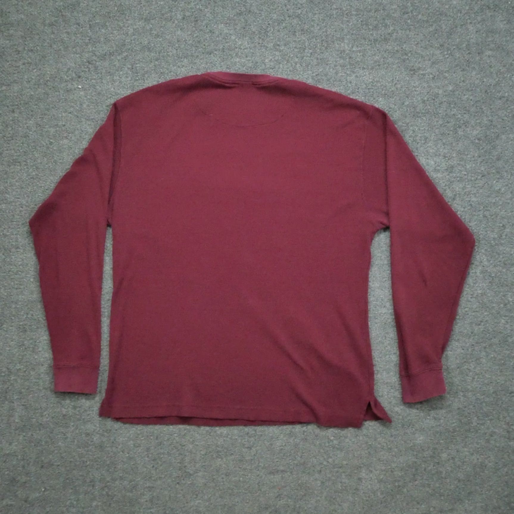 Vintage High School Shirt Mens XL Red Maroon Thermal Grunge Eldon Mustangs Size US XL / EU 56 / 4 - 5 Thumbnail