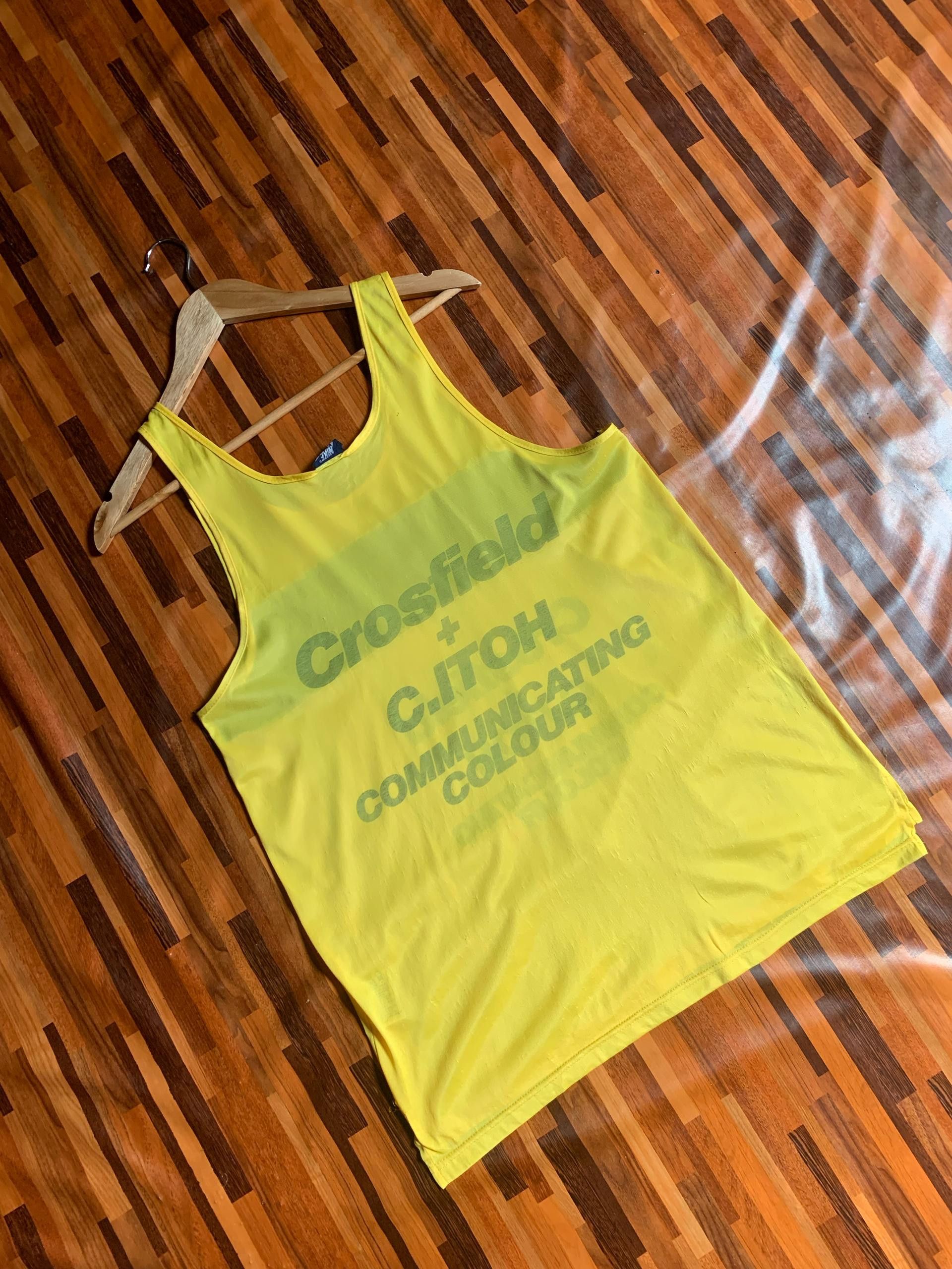 Nike × Vintage Vintage 80s Nike crosfield Tank Top Oregon USA made in uk Size US M / EU 48-50 / 2 - 2 Thumbnail