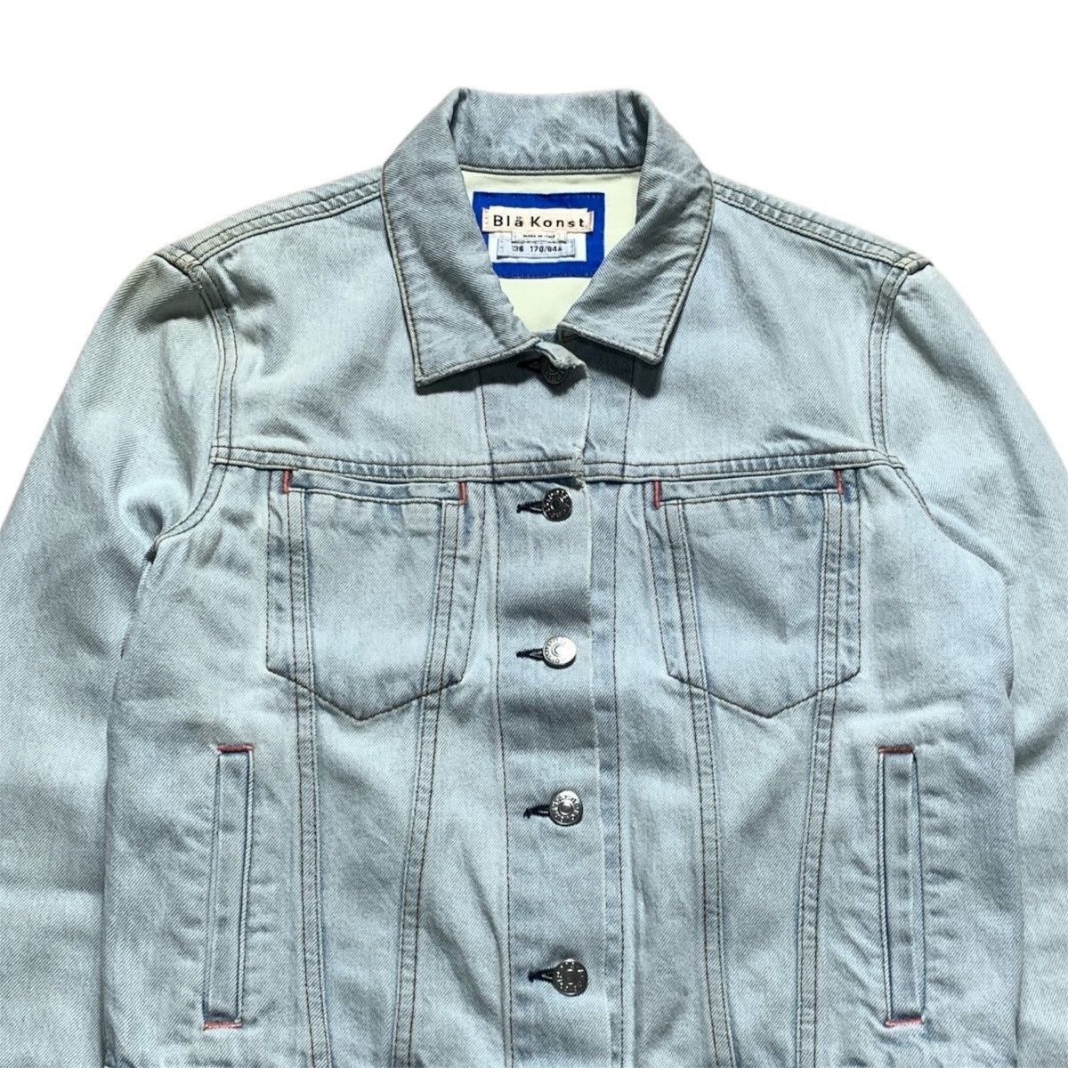 Acne Studios Acne Studios Blå Konst Denim Jacket Light Blue Size US S / EU 44-46 / 1 - 2 Thumbnail