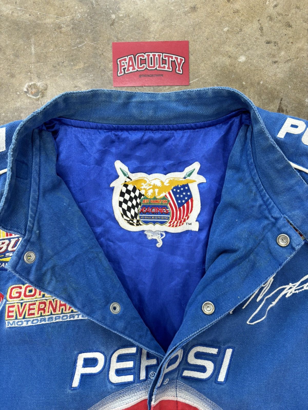 NASCAR × Vintage Vintage NASCAR Jeff Gordon Pepsi Racing Jacket XXL Size US XXL / EU 58 / 5 - 3 Thumbnail