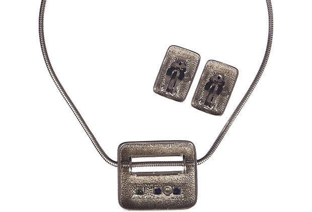 Pierre Cardin Pierre Cardin Necklace and Earring Set Size ONE SIZE - 4 Thumbnail