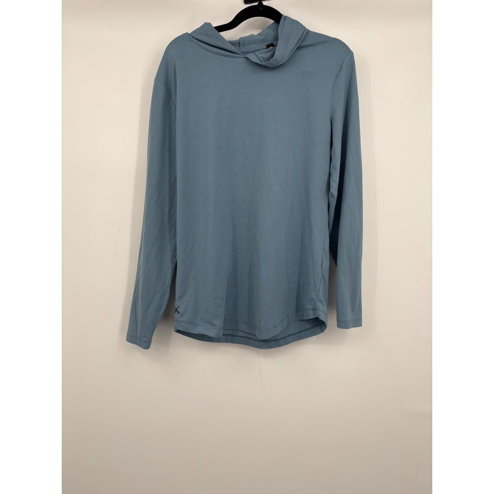 Other X Cuts Curve Hem Hoodie Long Sleeve Blue Men's Size Small Size US S / EU 44-46 / 1 - 2 Thumbnail