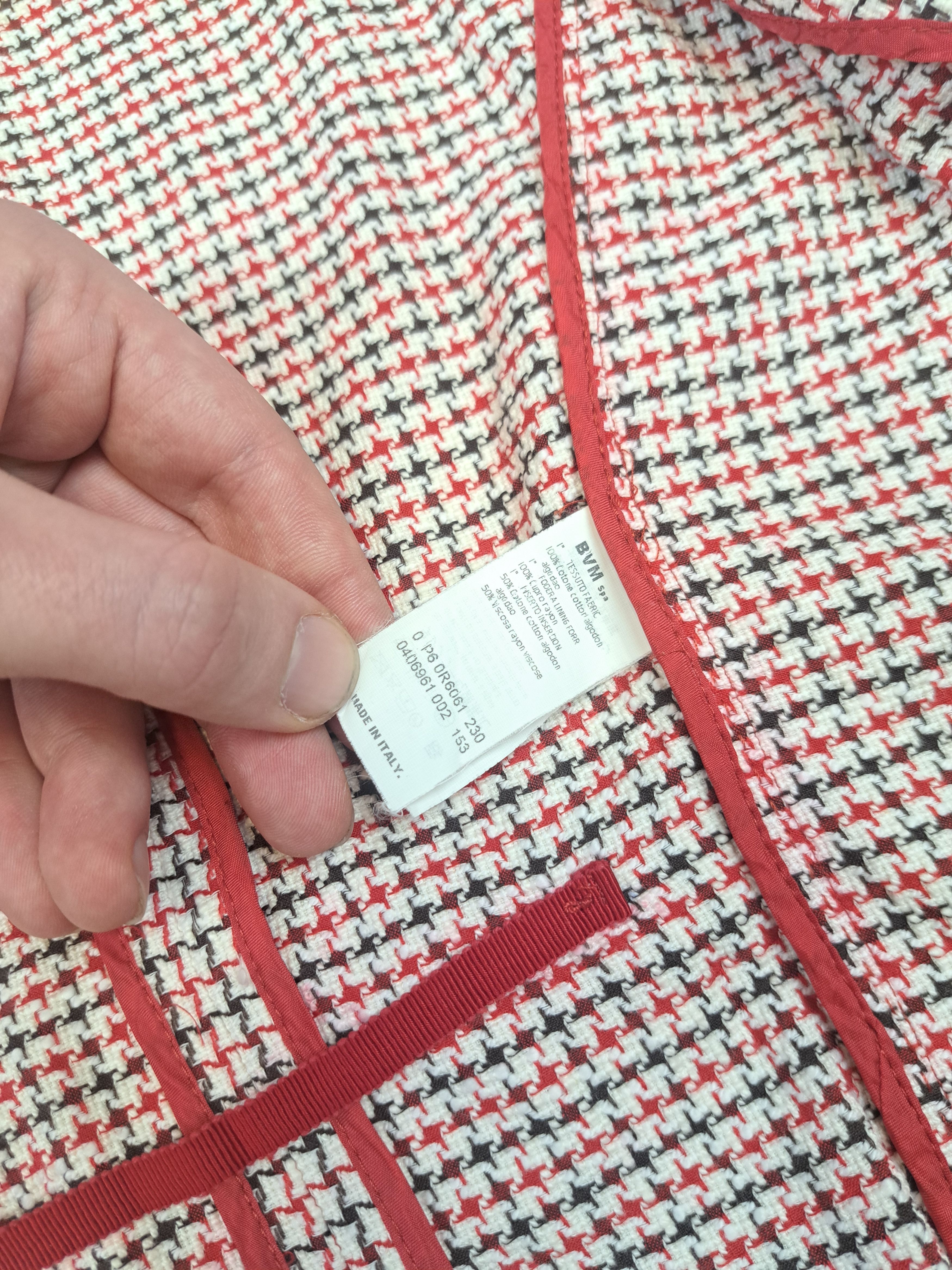 Les Copains Les Copains Avant Garde Japanese Style Houndstooth Blazer Size M / US 6-8 / IT 42-44 - 8 Thumbnail