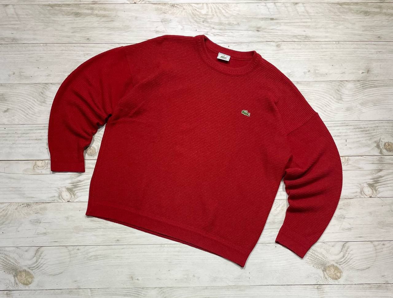 Lacoste Vintage Lacoste Knit Sweater Size US XL / EU 56 / 4 - 1 Thumbnail
