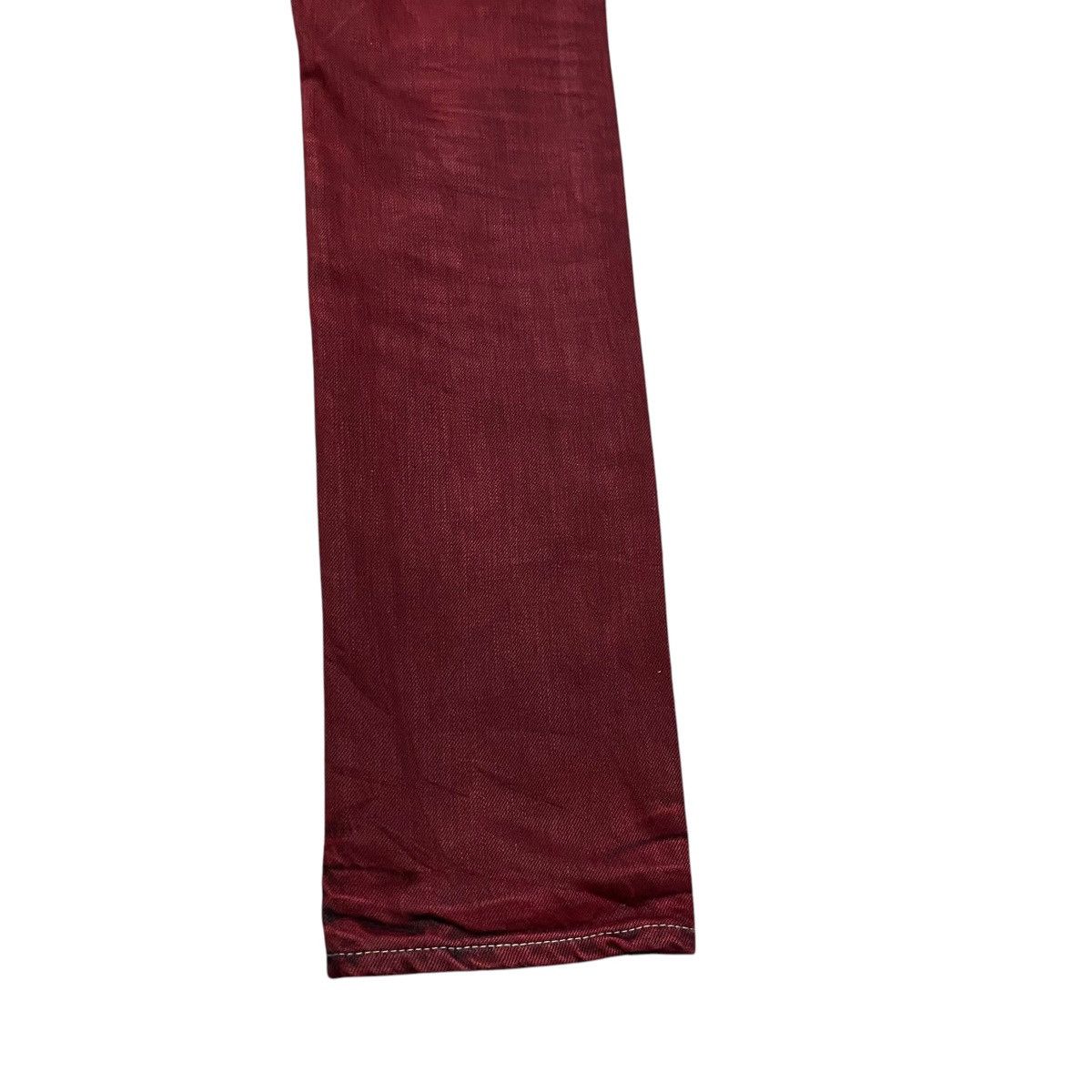 Lounge Lizard Lounge Lizard Red Blood Denim Jeans Size US 30 / EU 46 - 15 Thumbnail