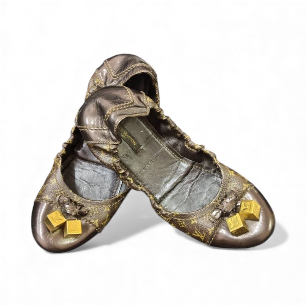 Louis Vuitton Authentic Louis Vuitton Joy leather ballet flats 37 UE Size US 6.5 / IT 36.5 - 1 Thumbnail