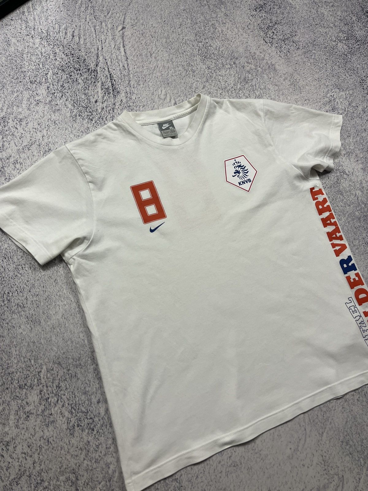 Nike Nike Vintage T Shirt Netherlands Rafael Van Der Vaart 8 KNVB Size US XL / EU 56 / 4 - 4 Thumbnail