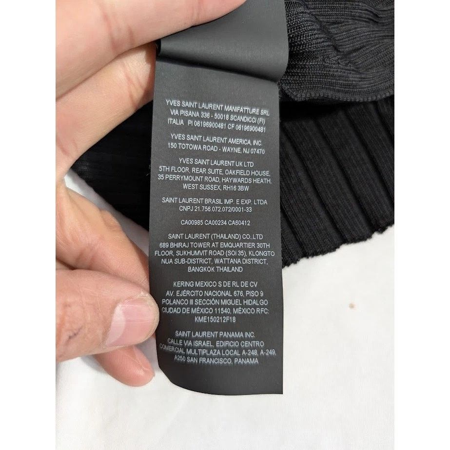 Saint Laurent Paris o1rshd1 Button Shirt in Black Size US L / EU 52-54 / 3 - 12 Thumbnail