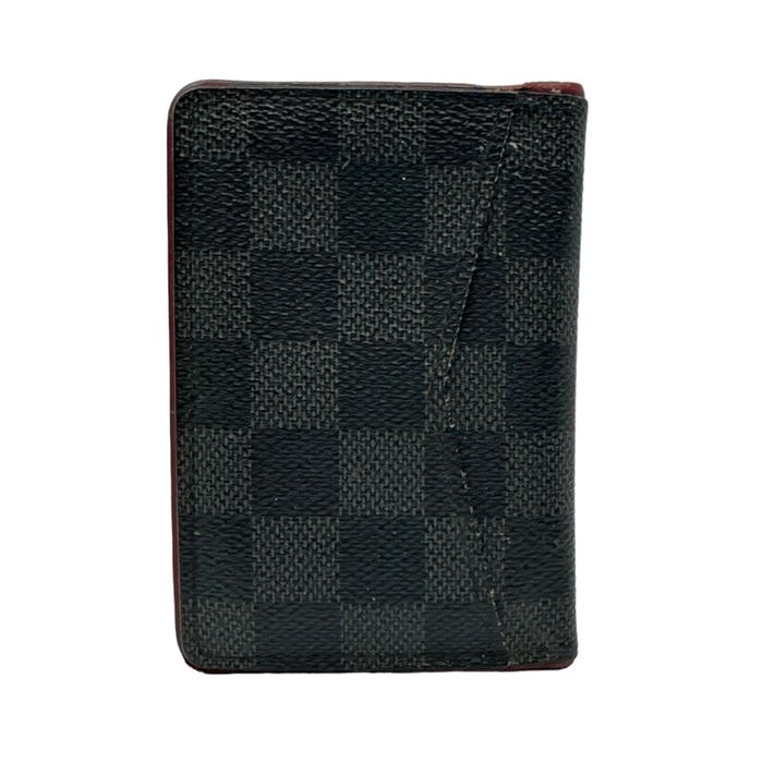 Louis Vuitton Paris Damier Infini Red Pocket Organizer Card Holder Wallet