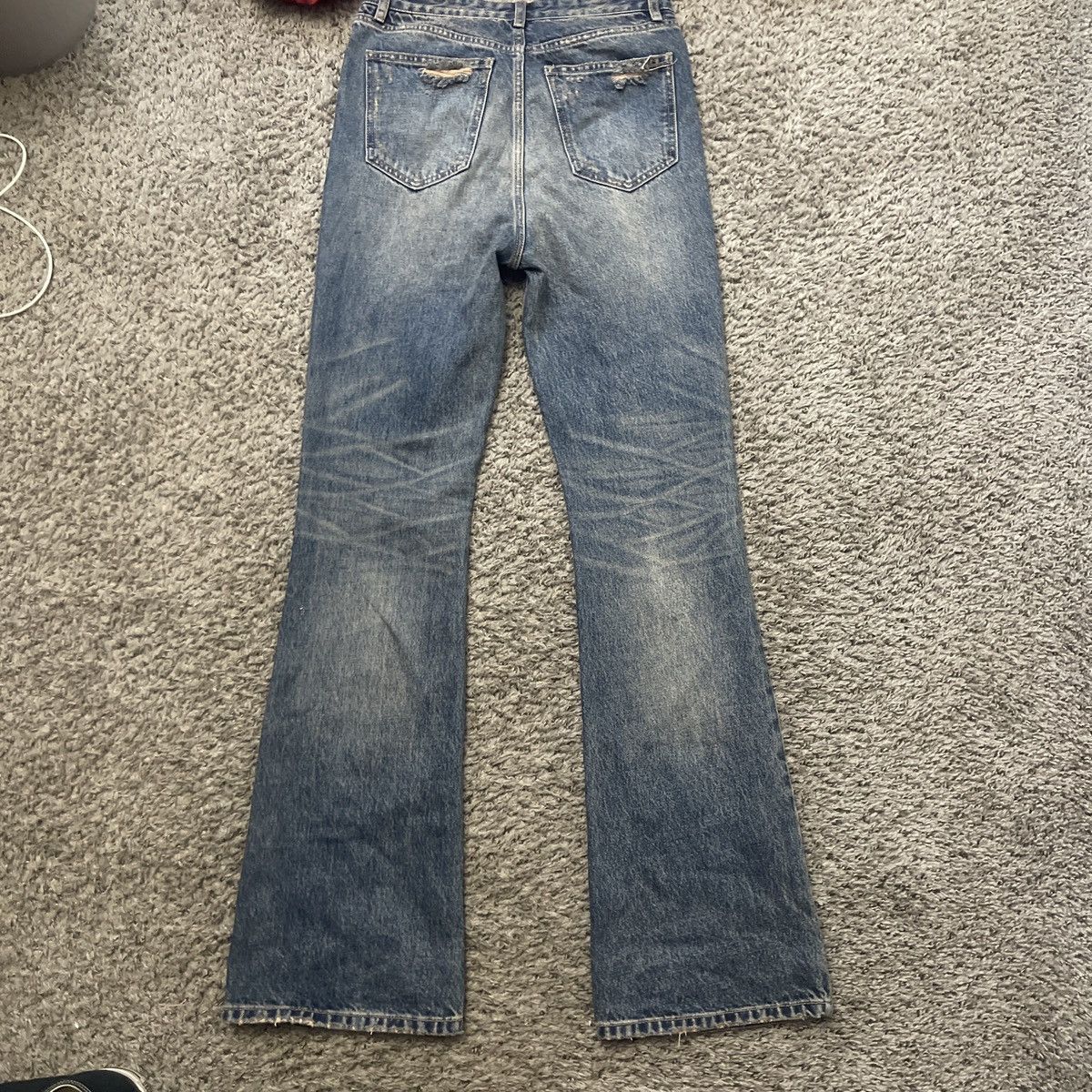 Hysteric Glamour Tundra studios flared faded denim Size US 30 / EU 46 - 3 Thumbnail