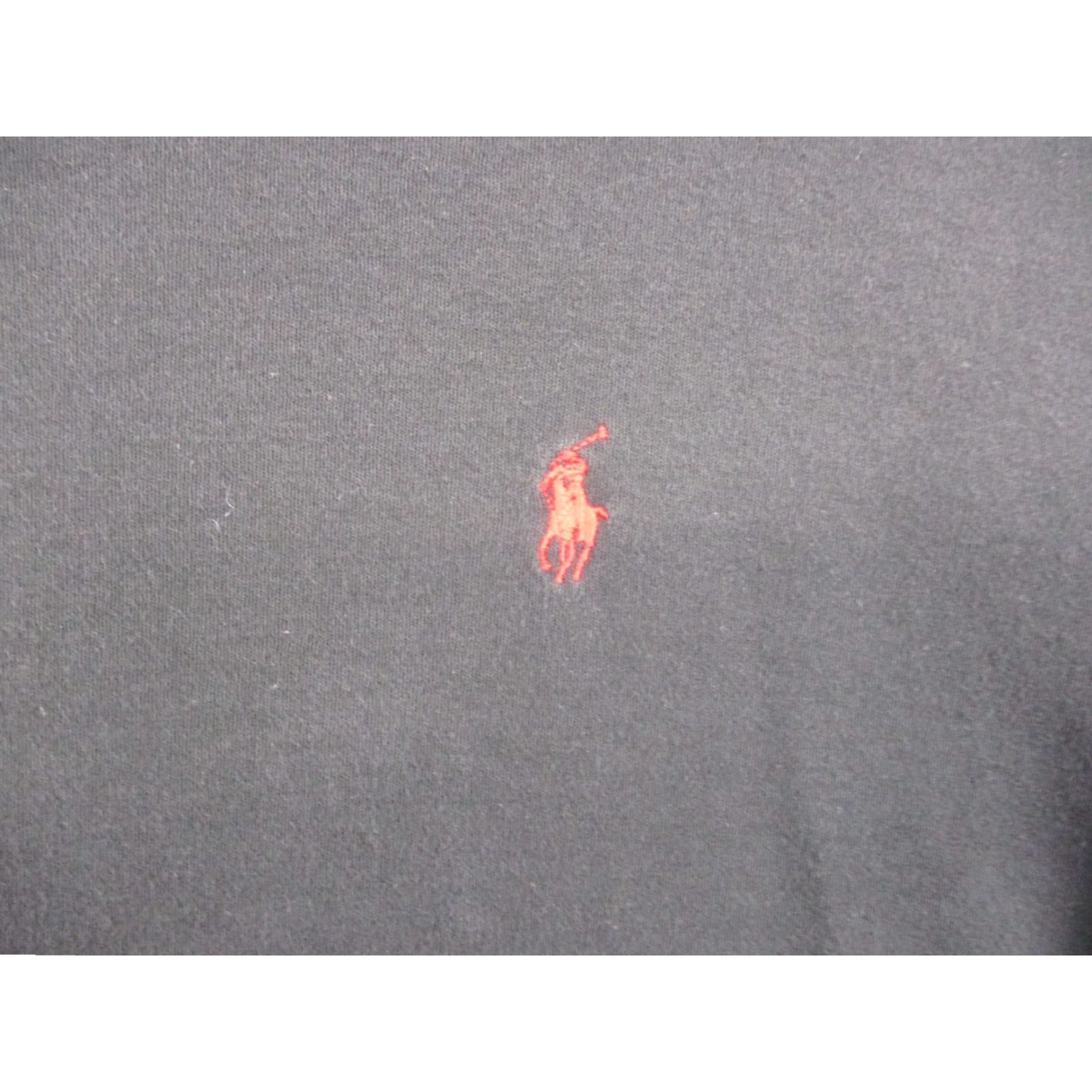 Ralph Lauren Polo Ralph Lauren 1/4 Zip Pullover XL Men Black Cotton Long Sleeve Shirt Size US XL / EU 56 / 4 - 2 Thumbnail