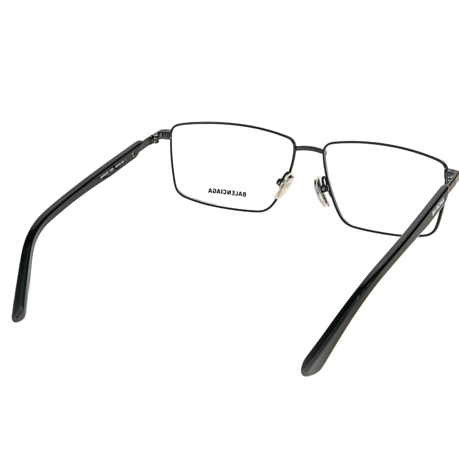 Balenciaga BALENCIAGA LOGO 0247 Black Square Eyeglass GG0247O 003 Size ONE SIZE - 5 Thumbnail