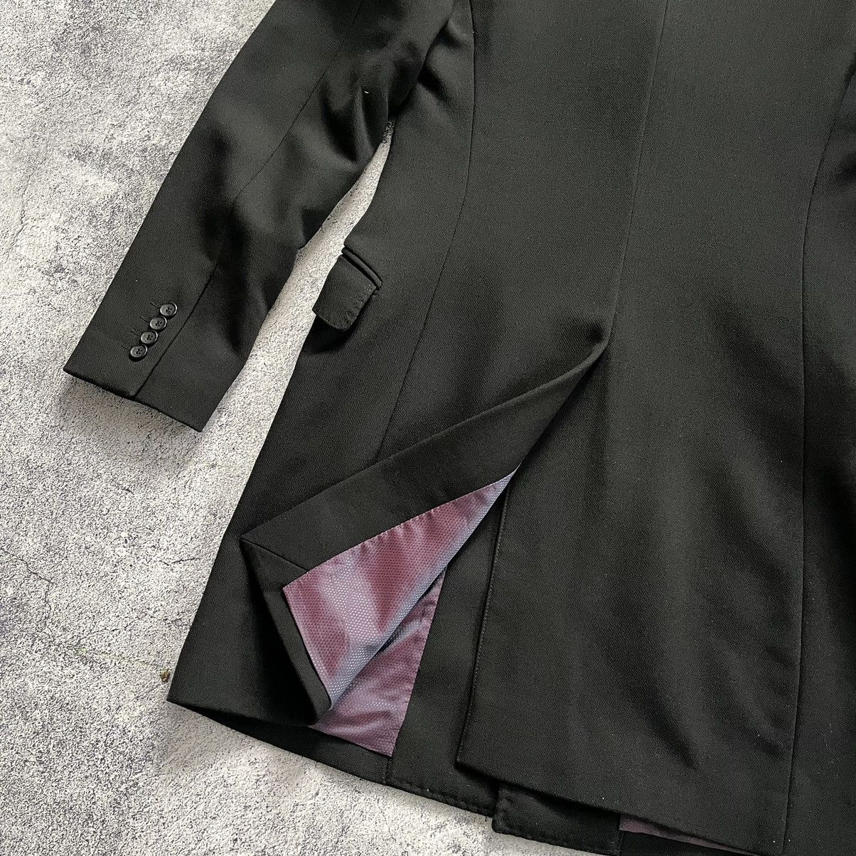Dolce & Gabbana Dolce Gabbana Black Wool Coat Women Size S / US 4 / IT 40 - 17 Thumbnail