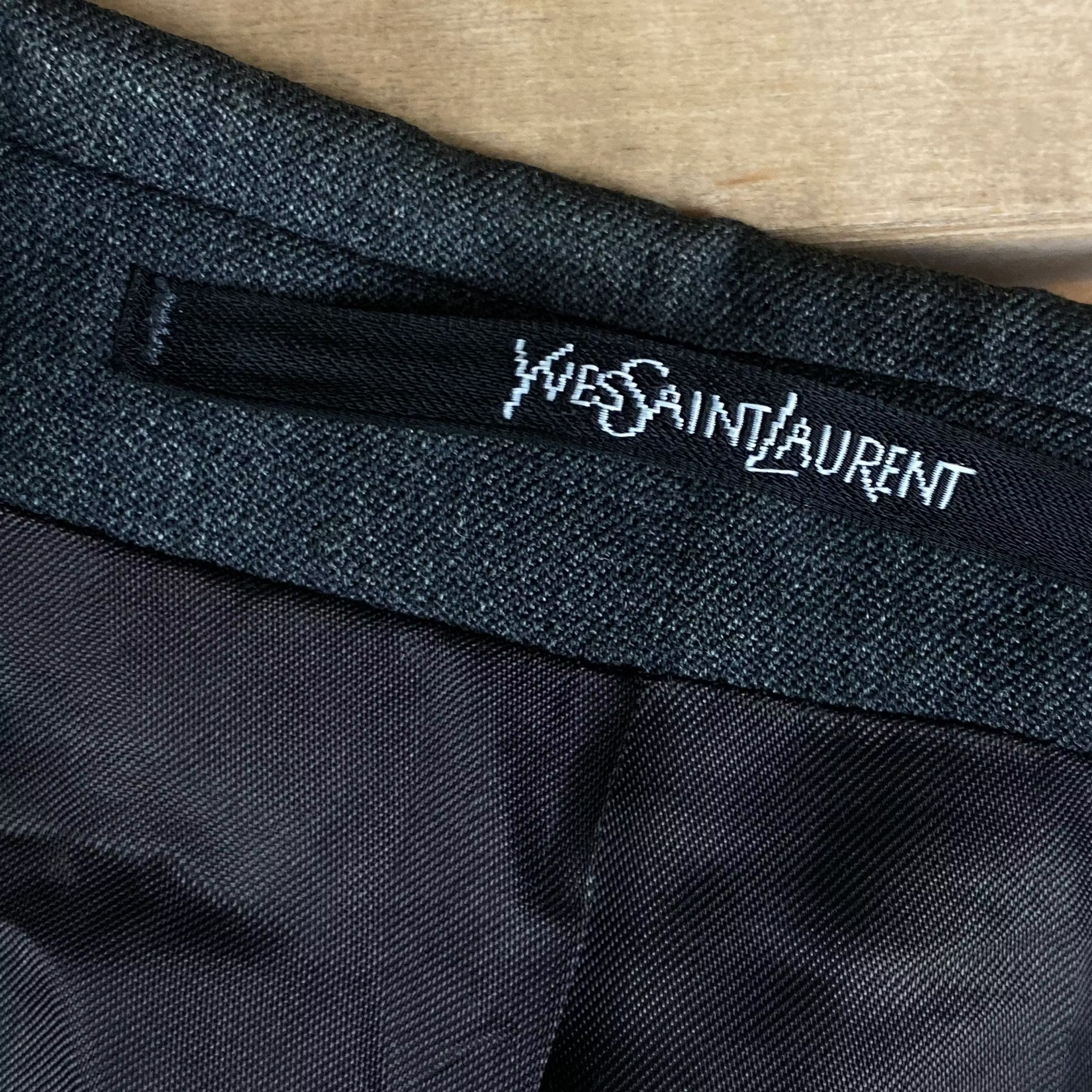 Vintage × Yves Saint Laurent Mens Blazer Jacket Yves Saint Laurent Size 98 L Size 48R - 4 Thumbnail