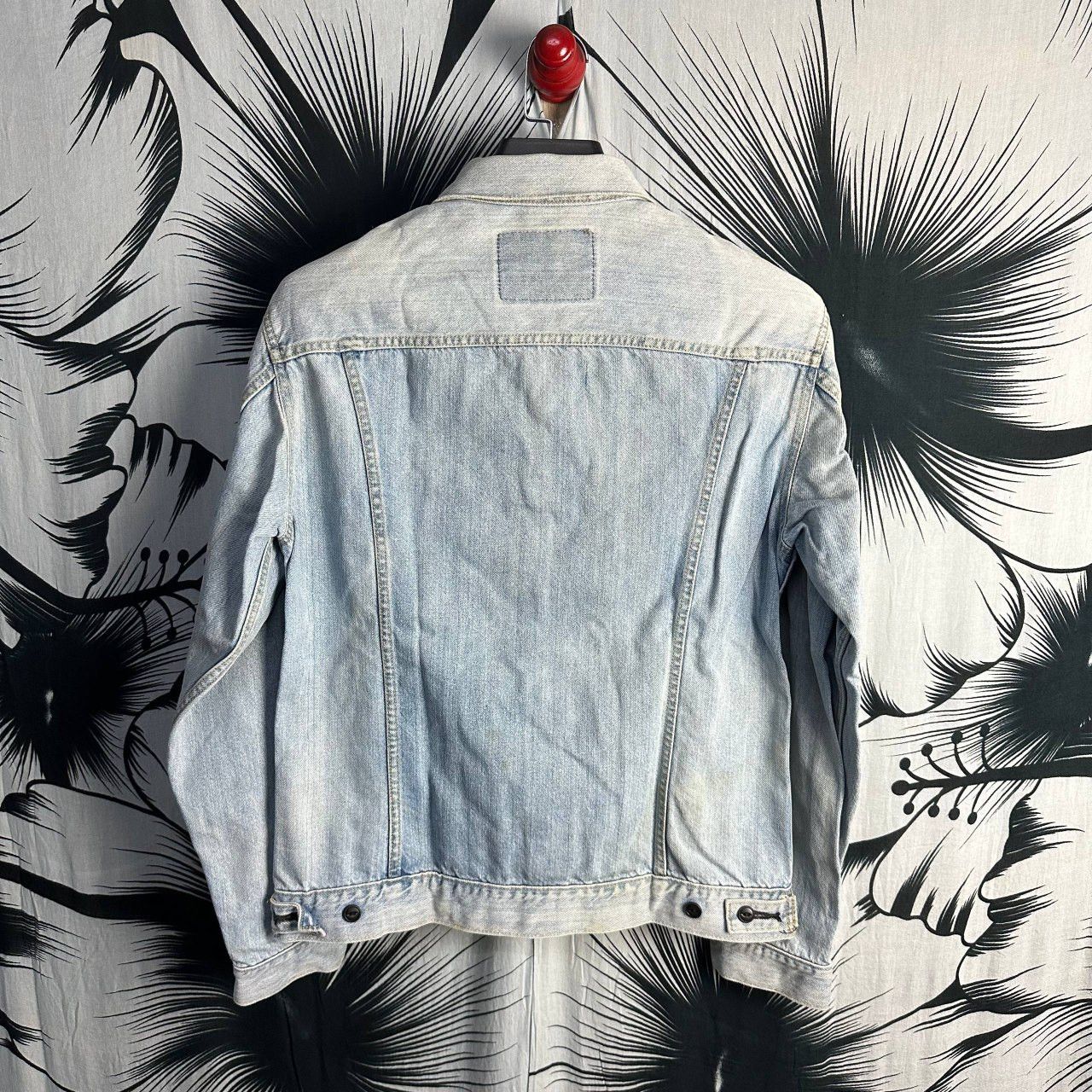 Edwin Vintage Edwin Aging Faded Washed Denim Trucker Jacket Size US M / EU 48-50 / 2 - 2 Thumbnail