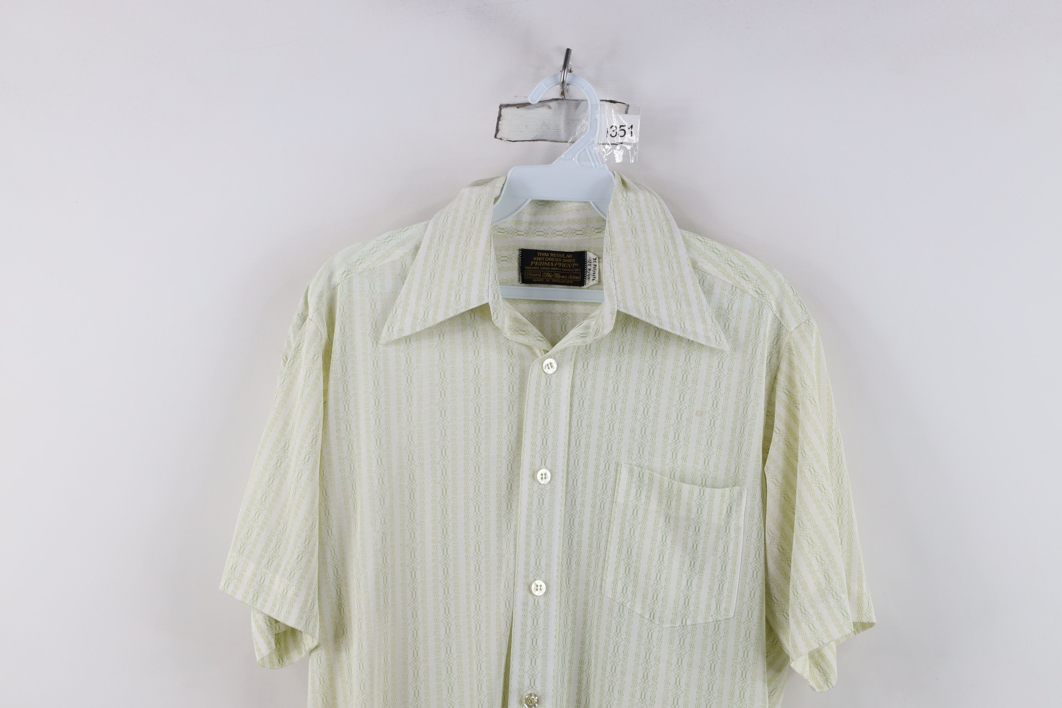 Vintage Vintage 70s Streetwear Collared Short Sleeve Button Shirt Size US L / EU 52-54 / 3 - 2 Thumbnail