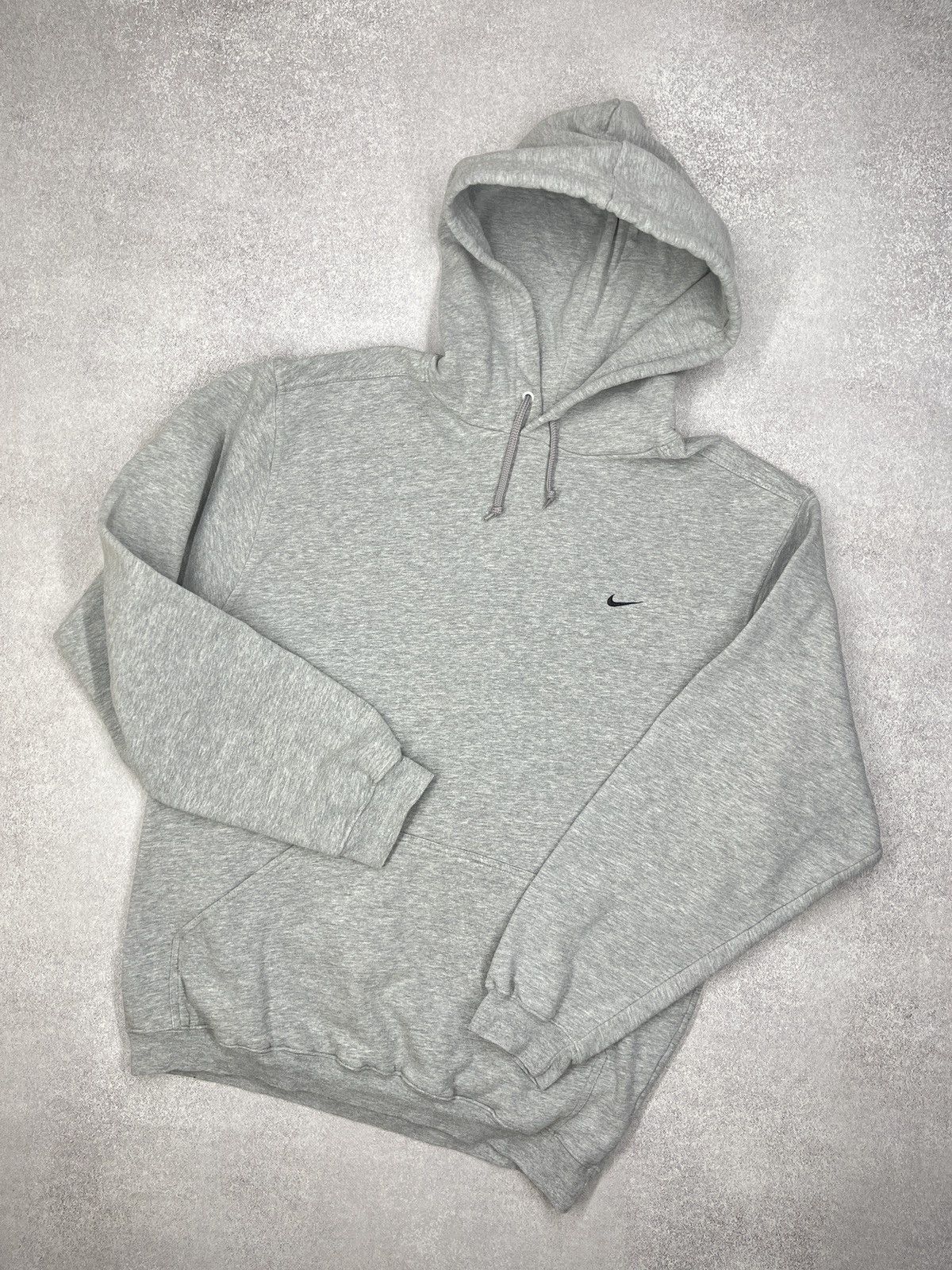Vintage Nike Basic Hoodie Grey Oversized Small Swoosh ACG