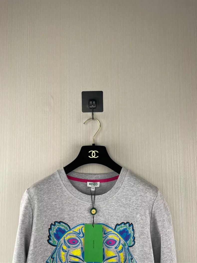 Kenzo KENZO Embroidered Logo Sweatshirt Dress Size S / US 4 / IT 40 - 5 Thumbnail