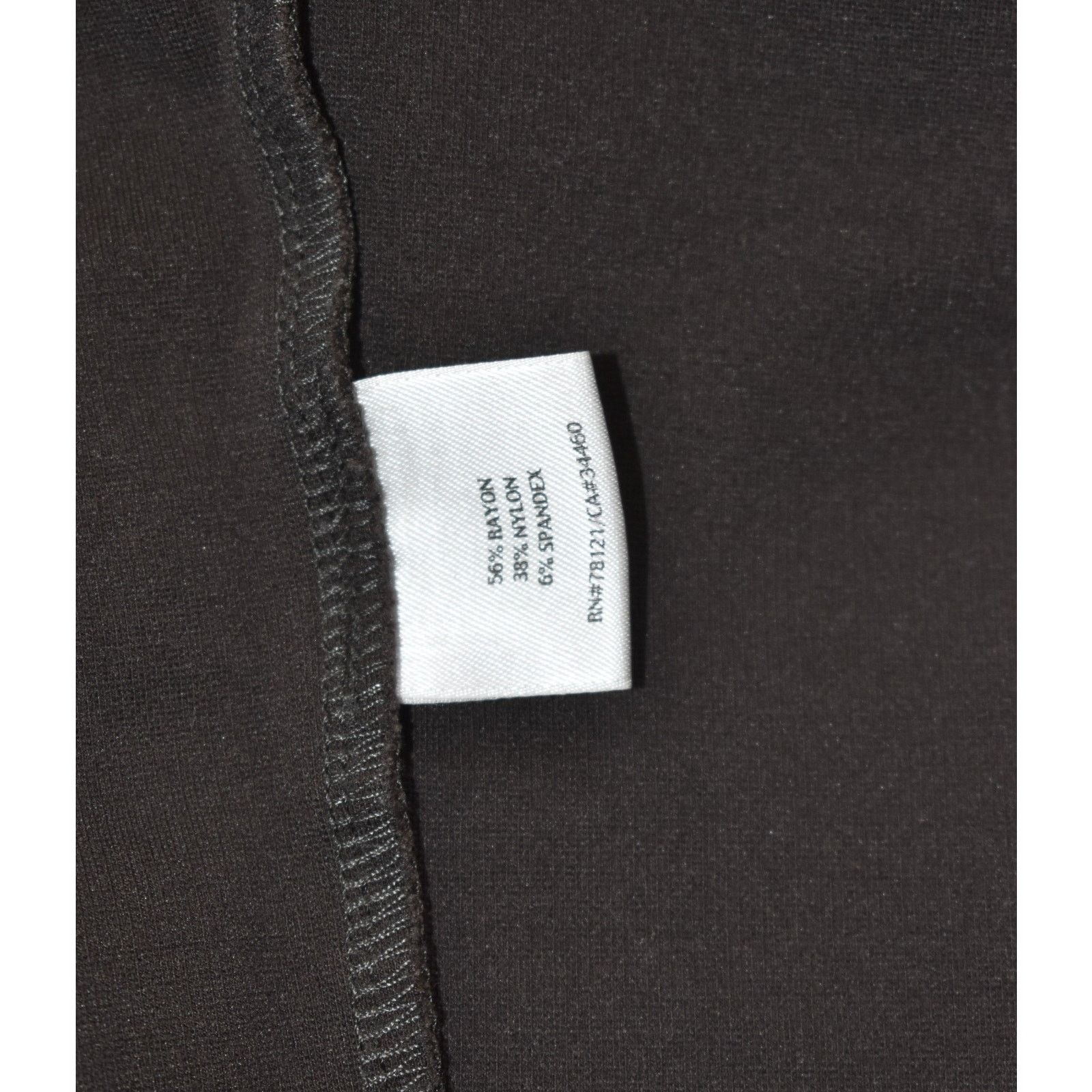Eileen Fisher EILEEN FISHER Brown Rayon/Nylon Stretch Straight Pants Sz S Size 29" - 4 Thumbnail