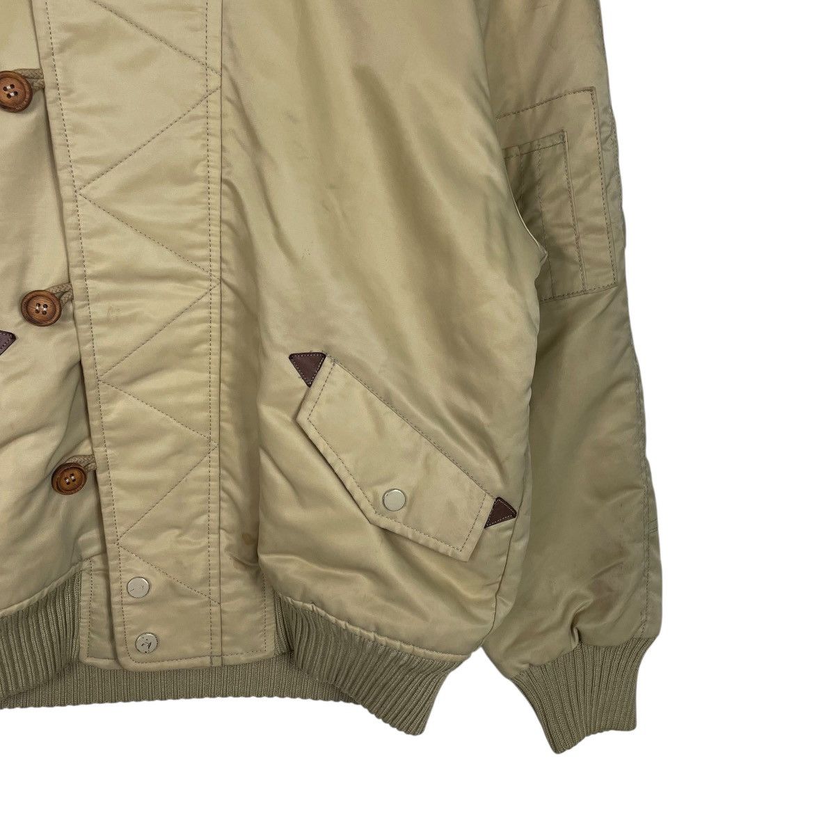 Wrangler Vintage 80s Wrangler Rapid Train N2B Sherpa Lined Jacket Size US M / EU 48-50 / 2 - 4 Thumbnail