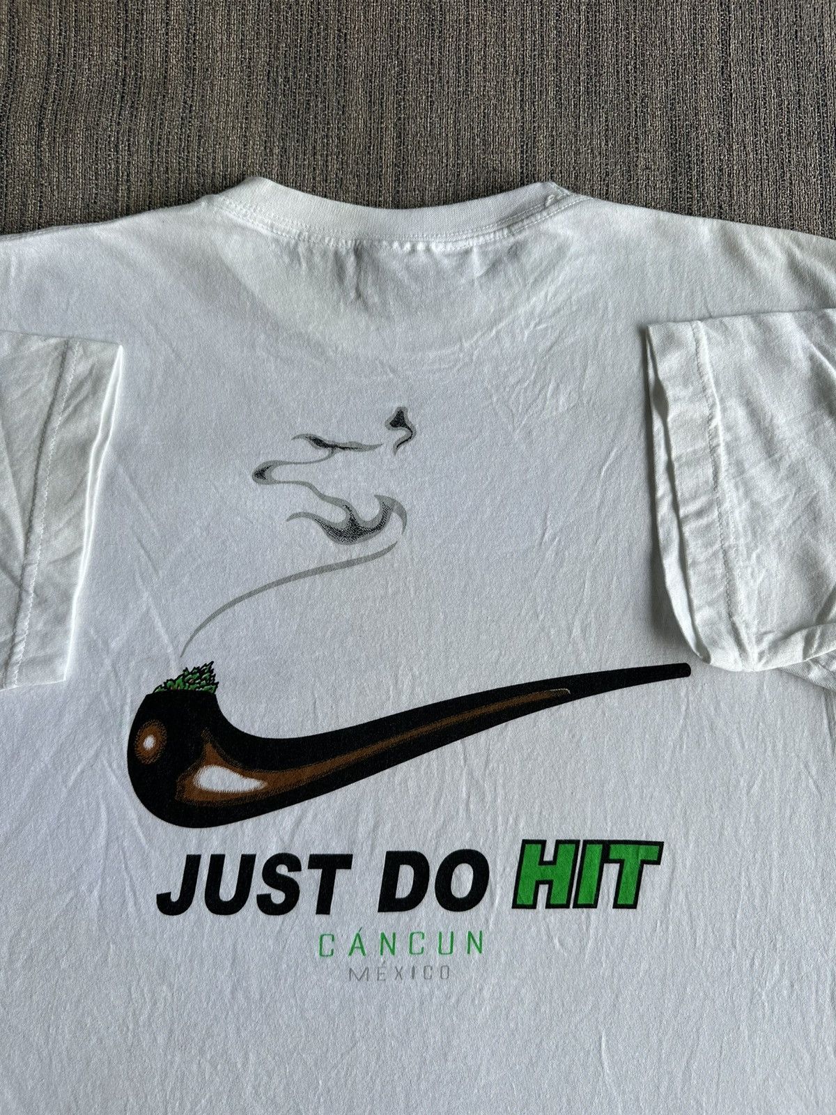 Vintage Vintage Blunt Cancun Just do hit Weed Parody Rare Size US M / EU 48-50 / 2 - 3 Thumbnail