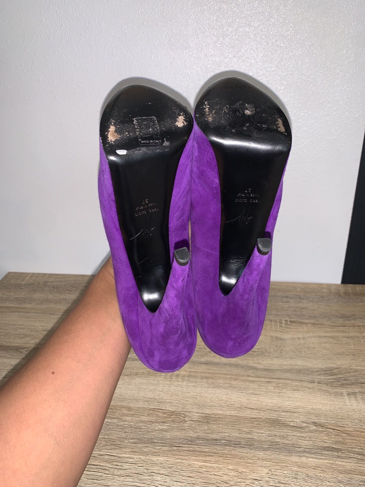 Giuseppe Zanotti GIUSEPPE ZANOTTI DESIGN Purple Platform Heels SIZE 37/ 7 Size US 7 / IT 37 - 8 Thumbnail